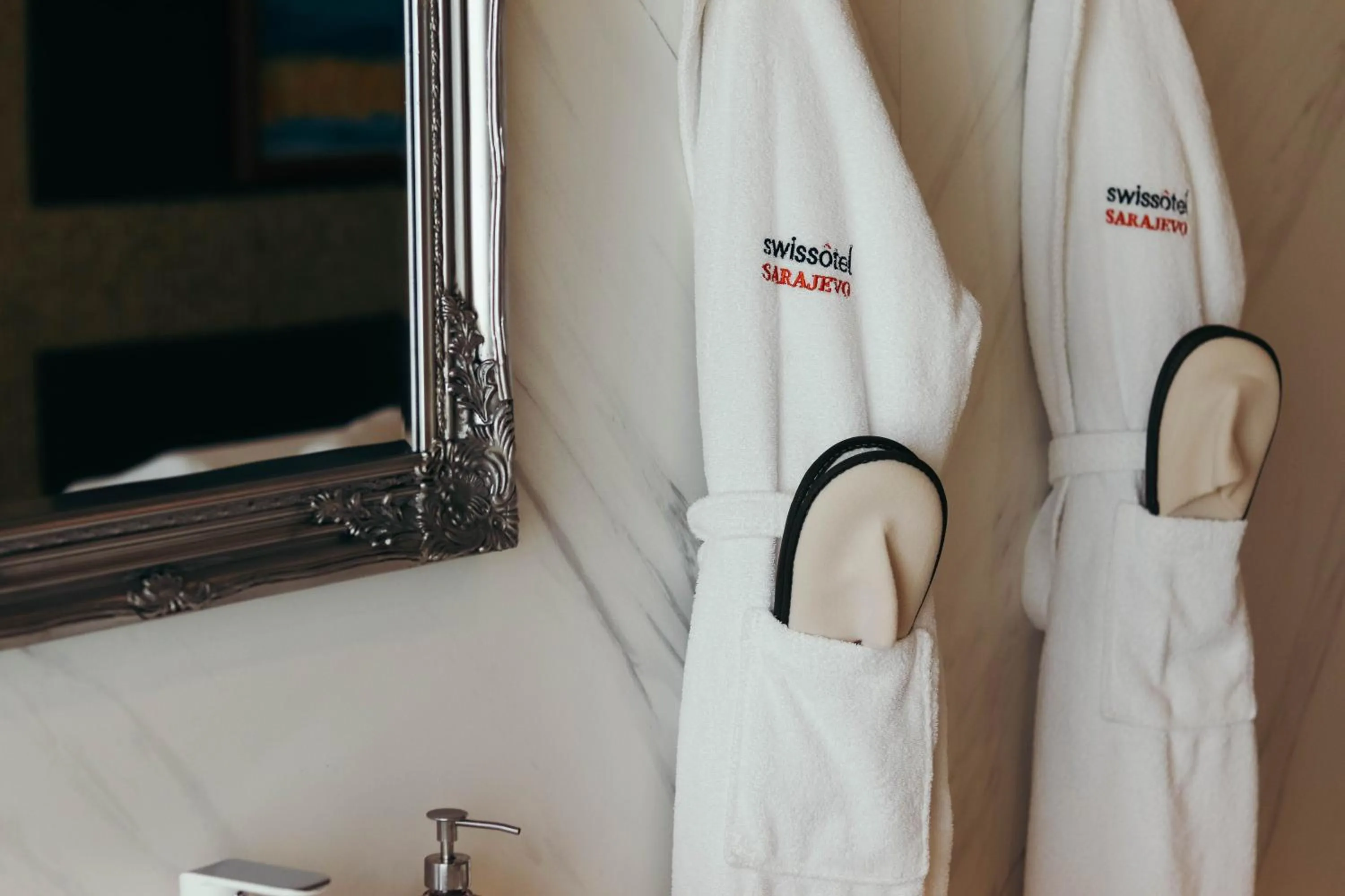 Bathroom in Swissotel Sarajevo