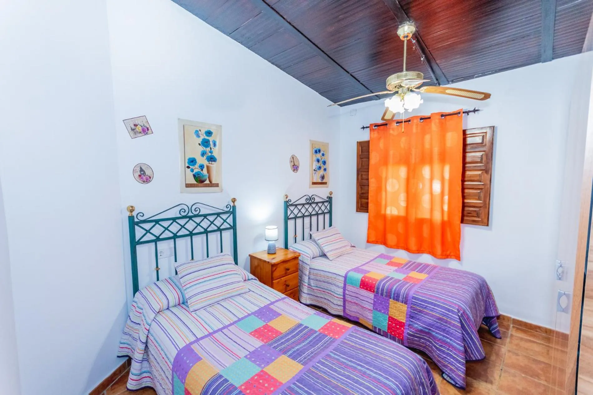 Bed in Cubo's Villa Sonia