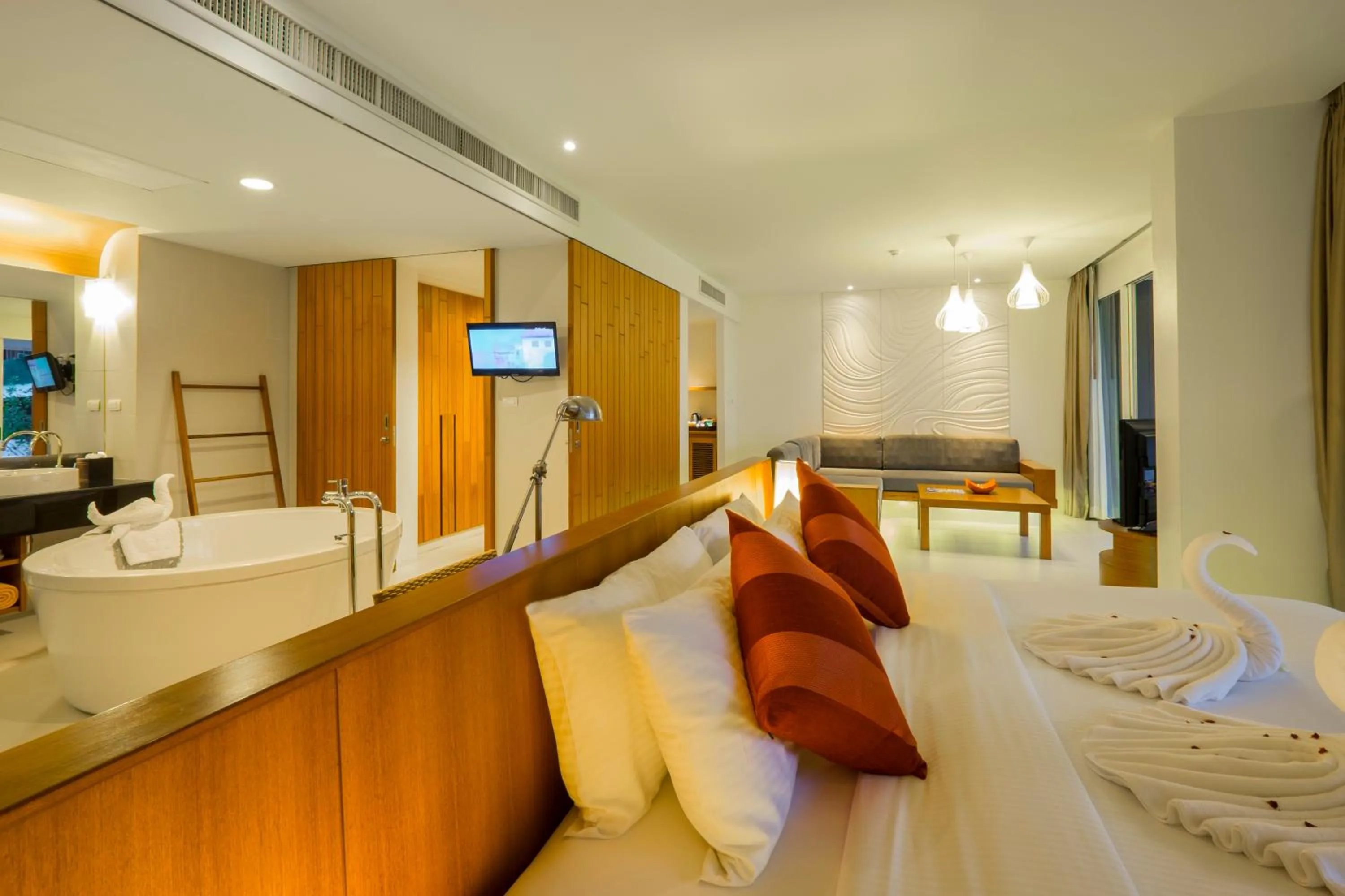 Photo of the whole room, Bed in G Hua Hin Resort & Mall
