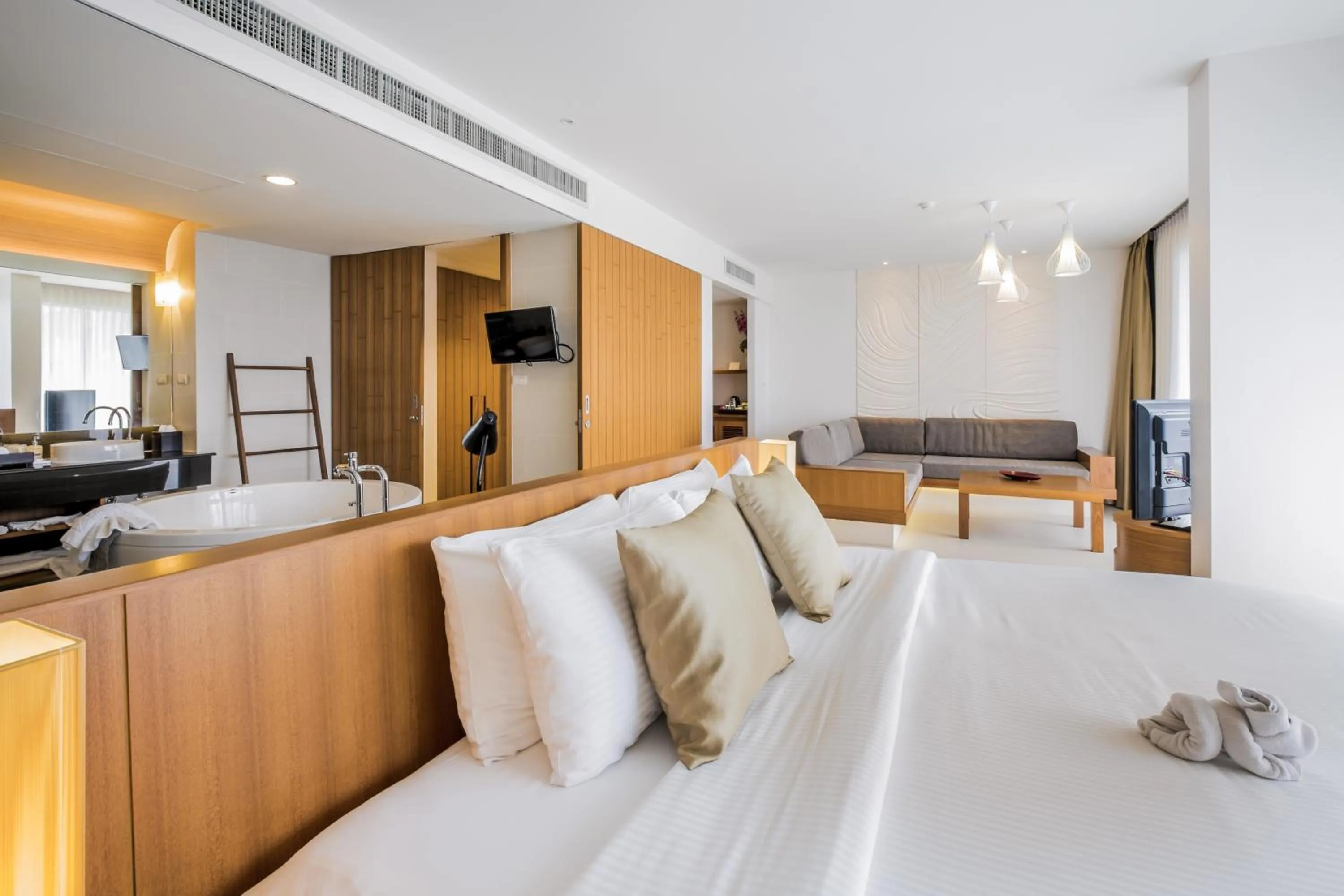 Photo of the whole room, Bed in G Hua Hin Resort & Mall