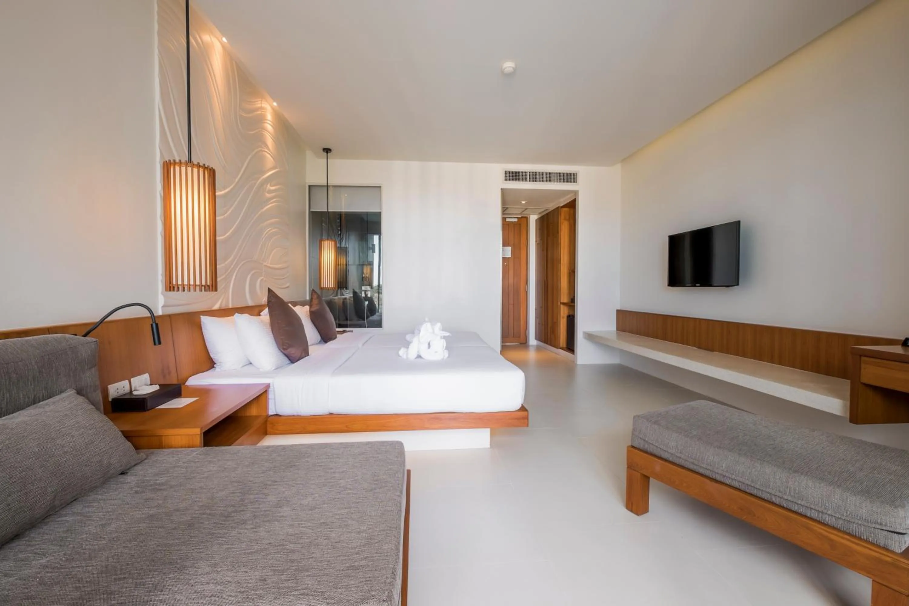 Photo of the whole room, Bed in G Hua Hin Resort & Mall