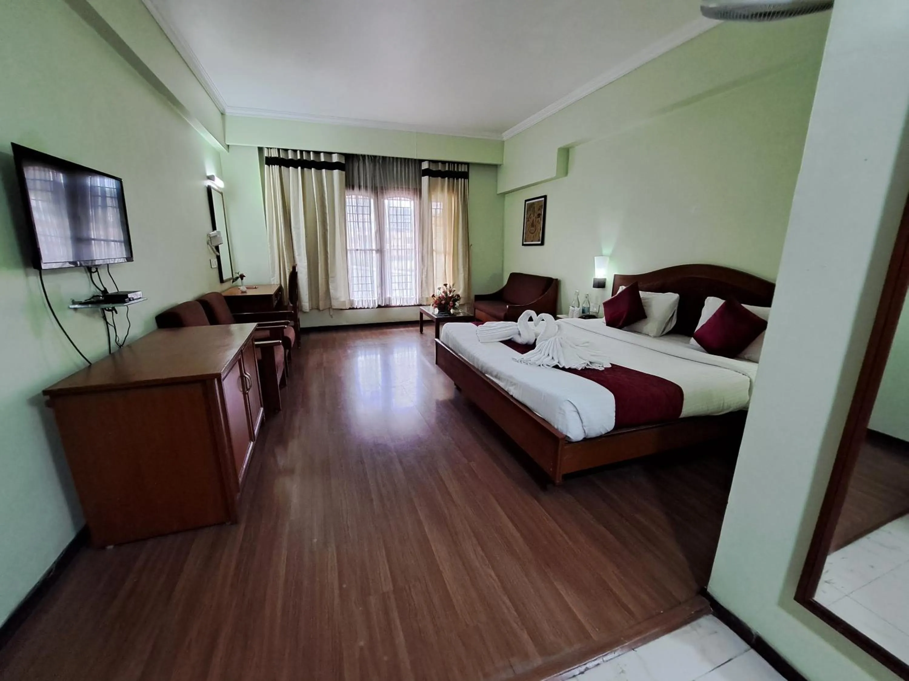 Photo of the whole room, Bed in Hotel Preethi Classic Towers