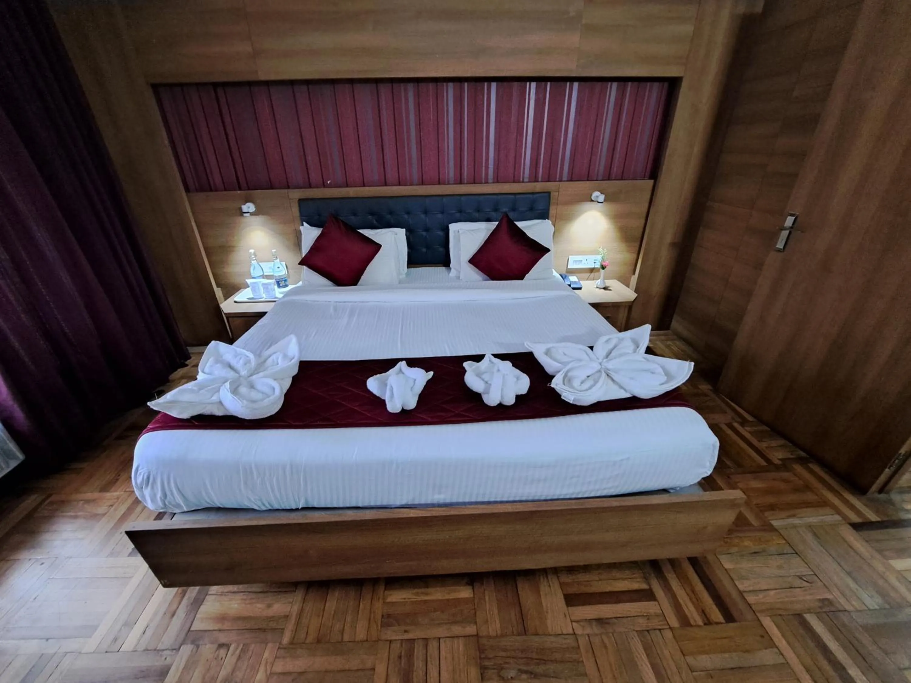 Bed in Hotel Preethi Classic Towers