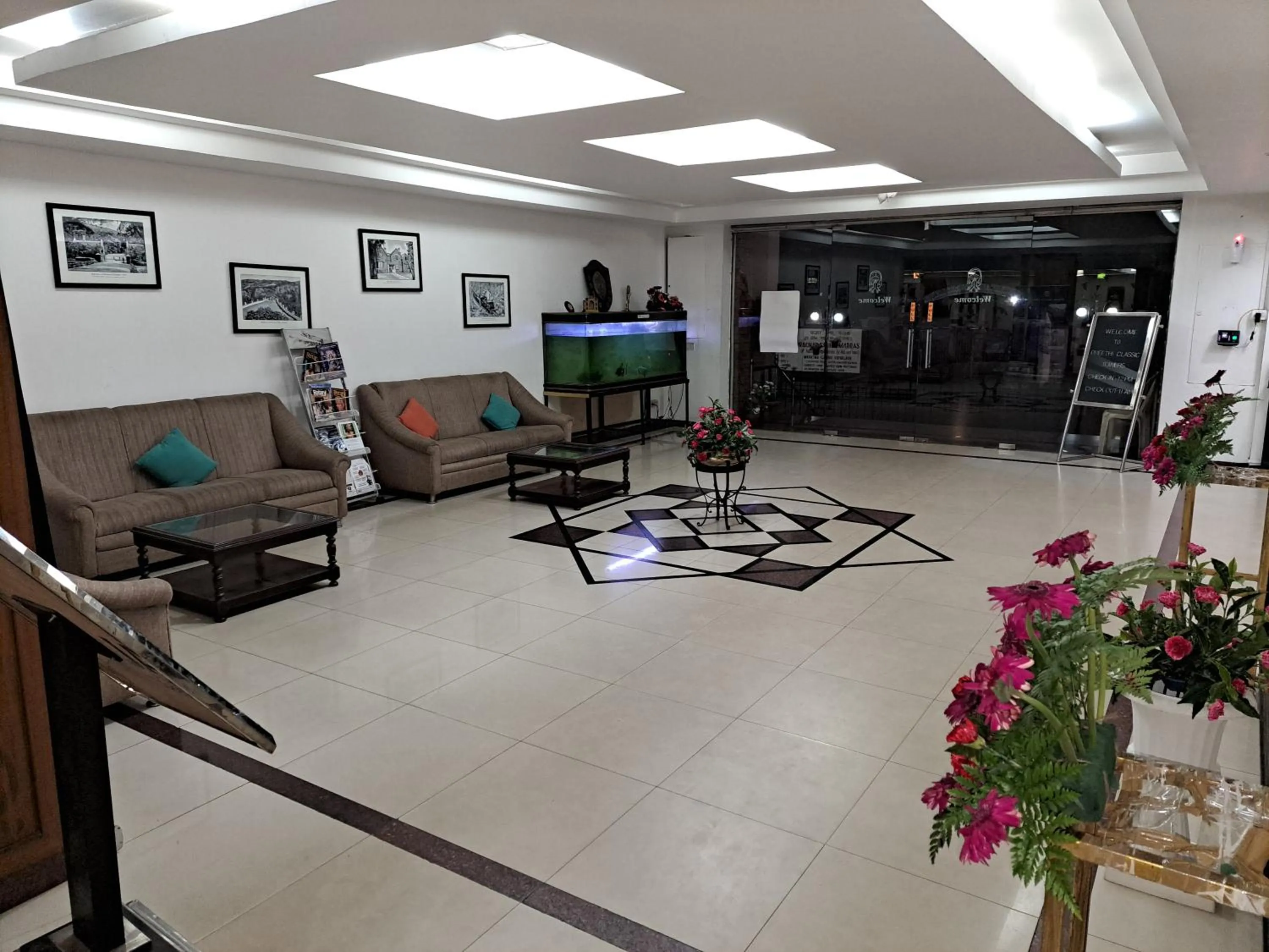Lobby or reception in Hotel Preethi Classic Towers