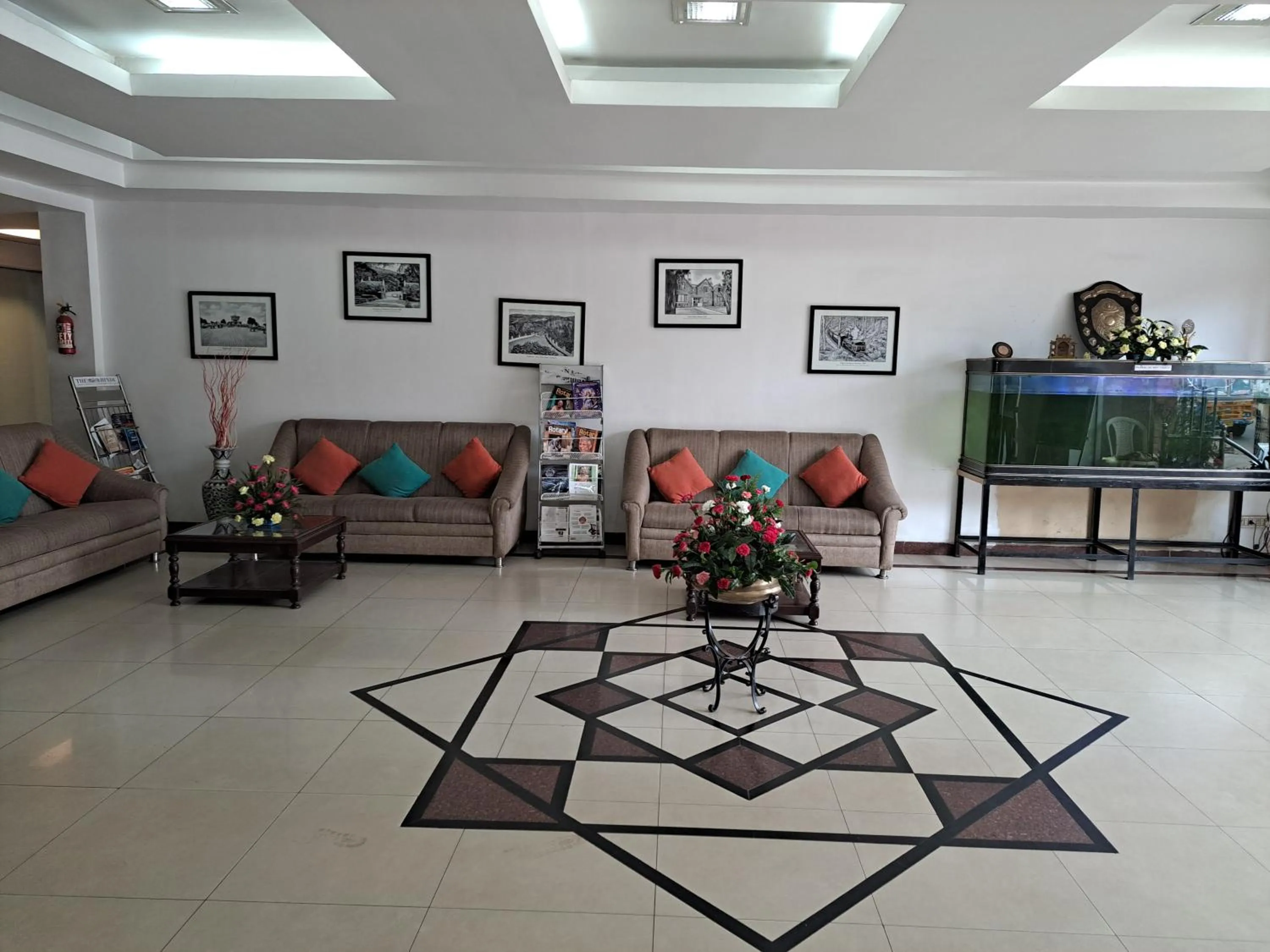 Living room in Hotel Preethi Classic Towers