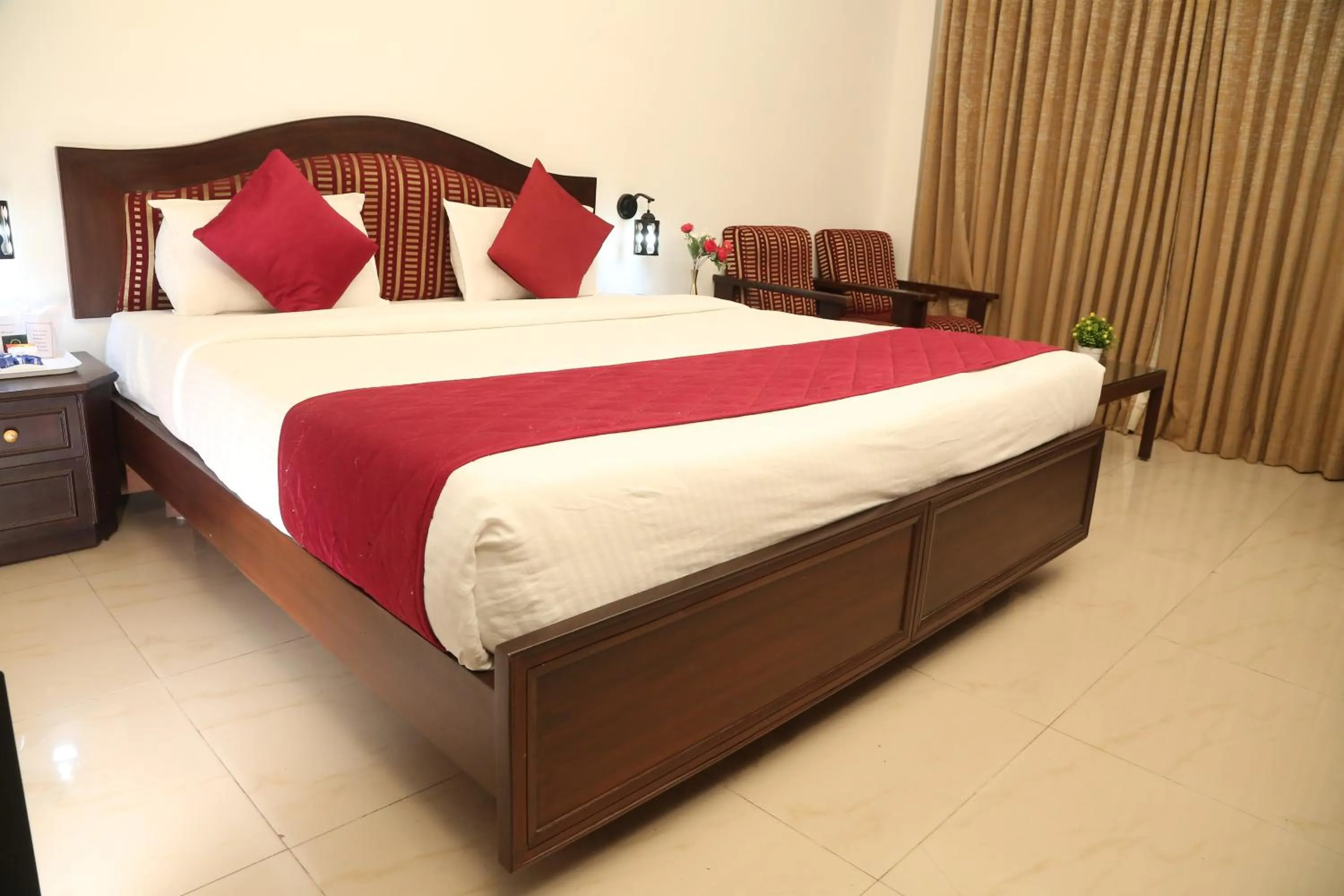 Bedroom, Bed in Hotel Preethi Classic Towers