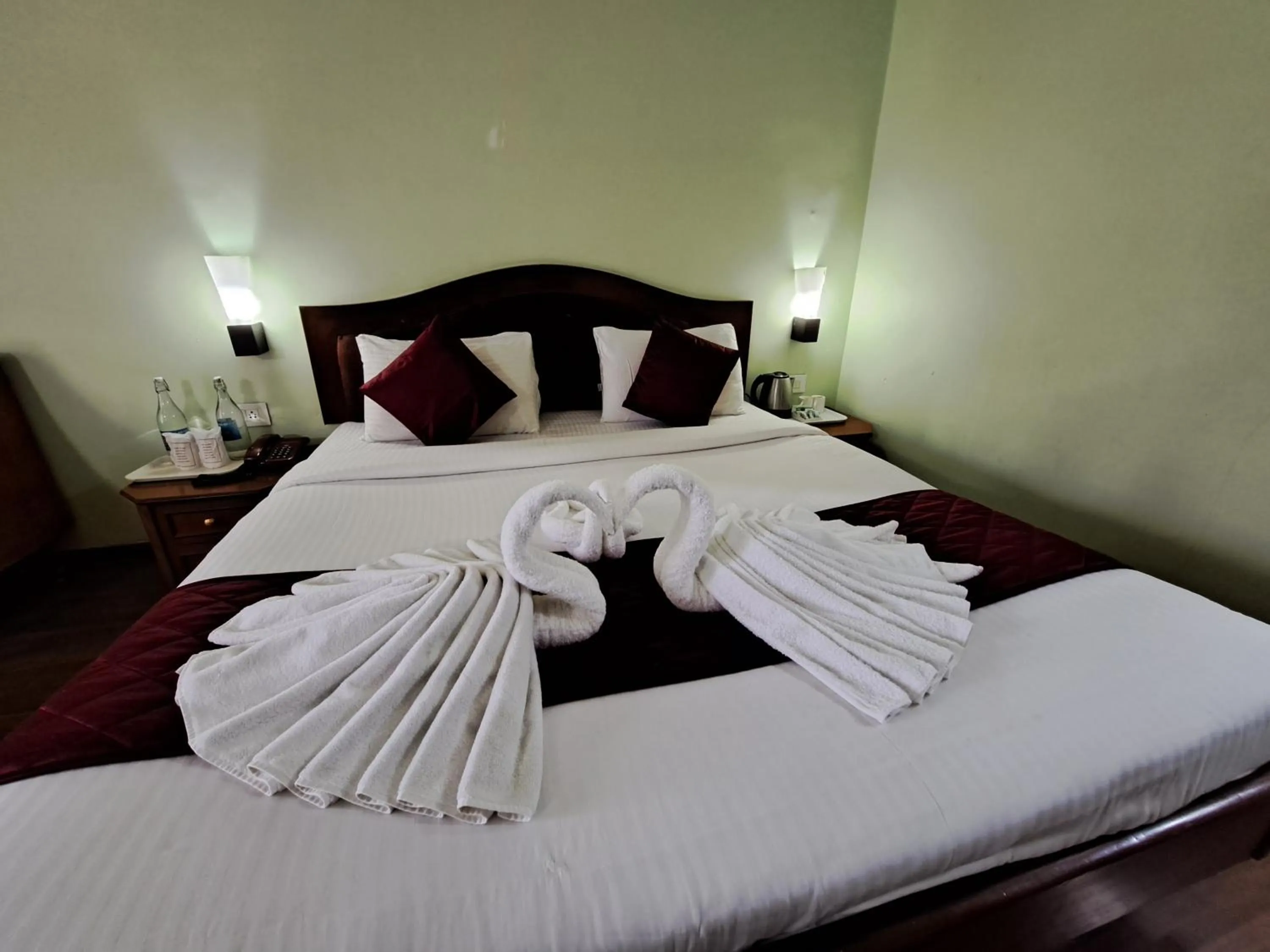 Bed in Hotel Preethi Classic Towers