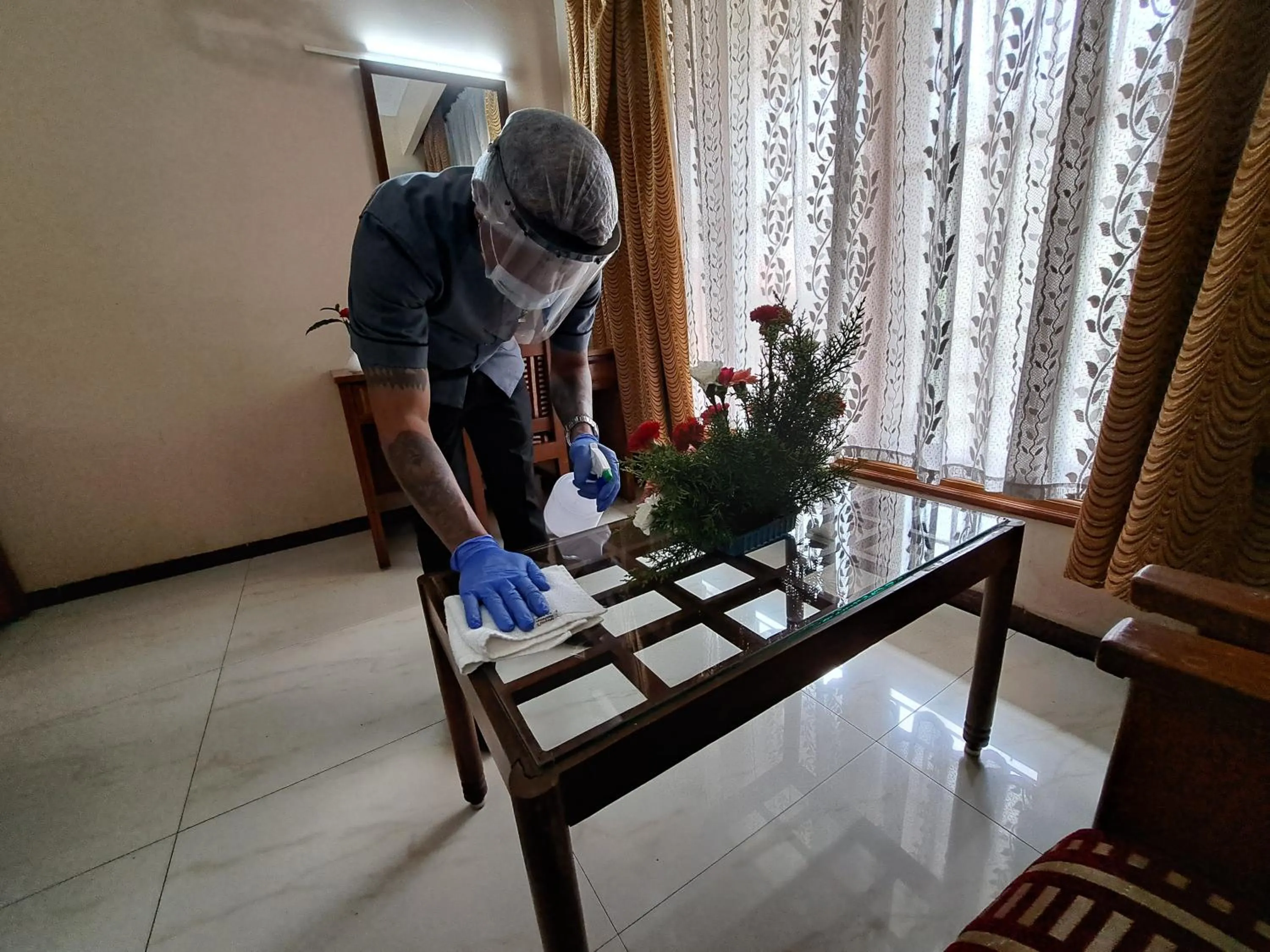 Bed in Hotel Preethi Classic Towers