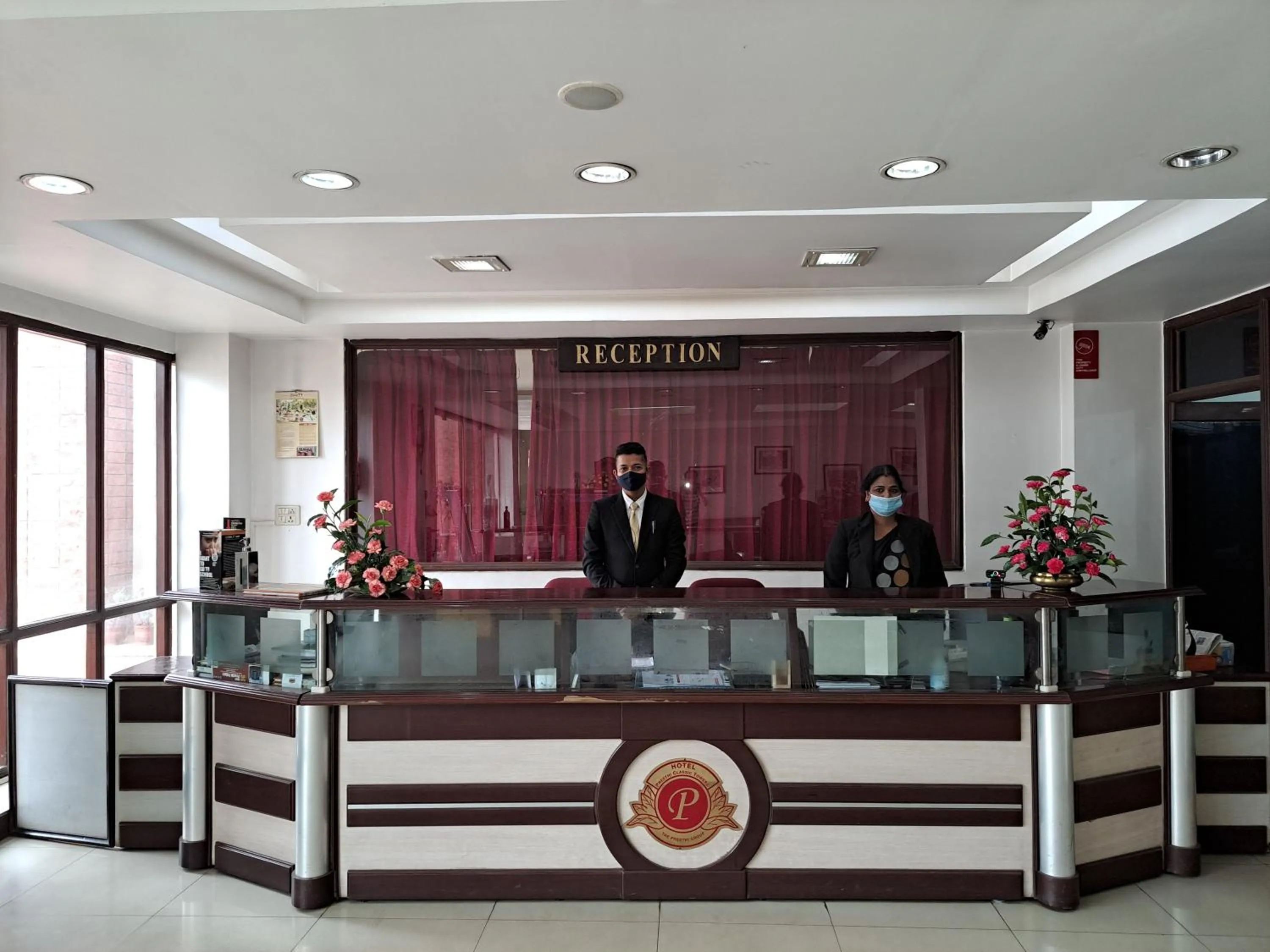 Lobby or reception in Hotel Preethi Classic Towers