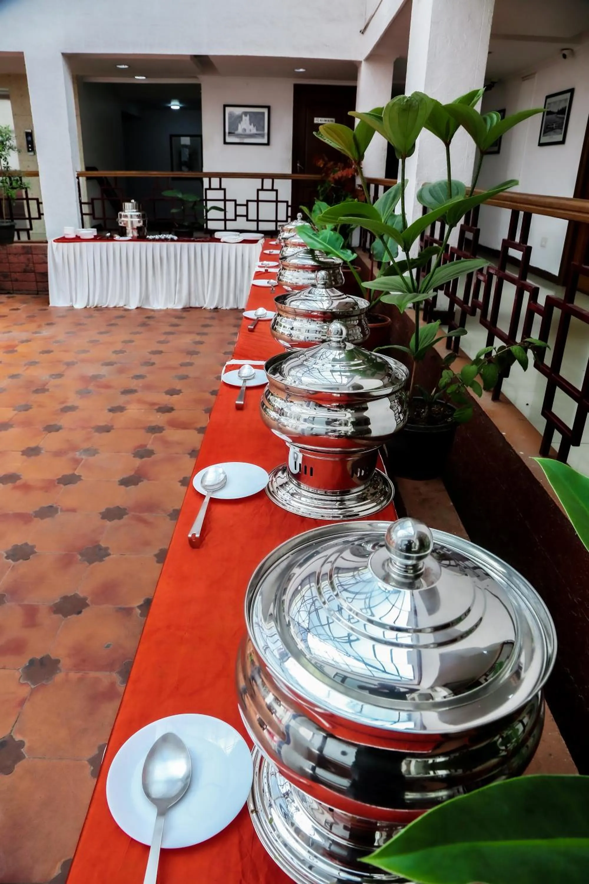 Buffet breakfast in Hotel Preethi Classic Towers