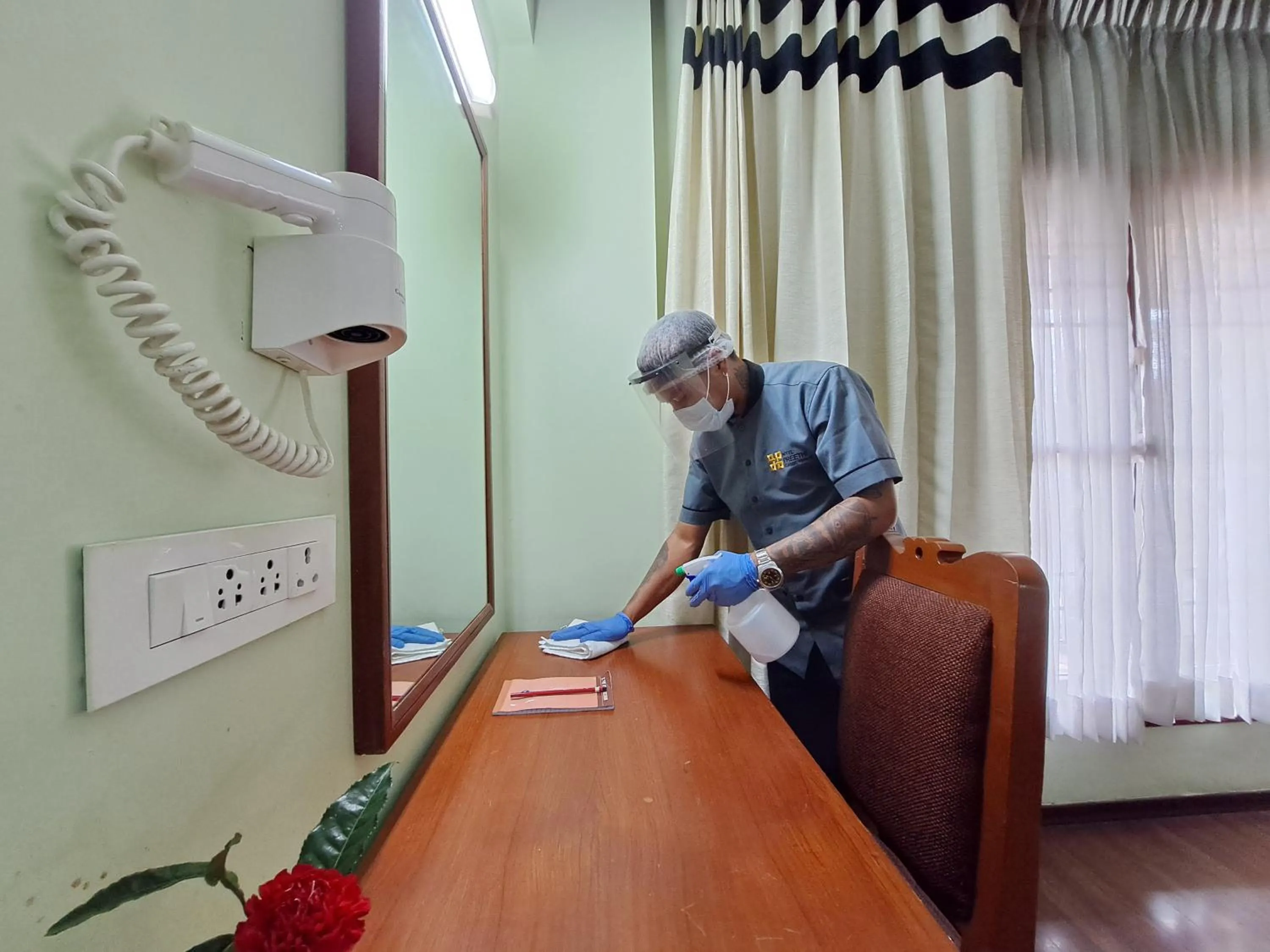 Bed in Hotel Preethi Classic Towers