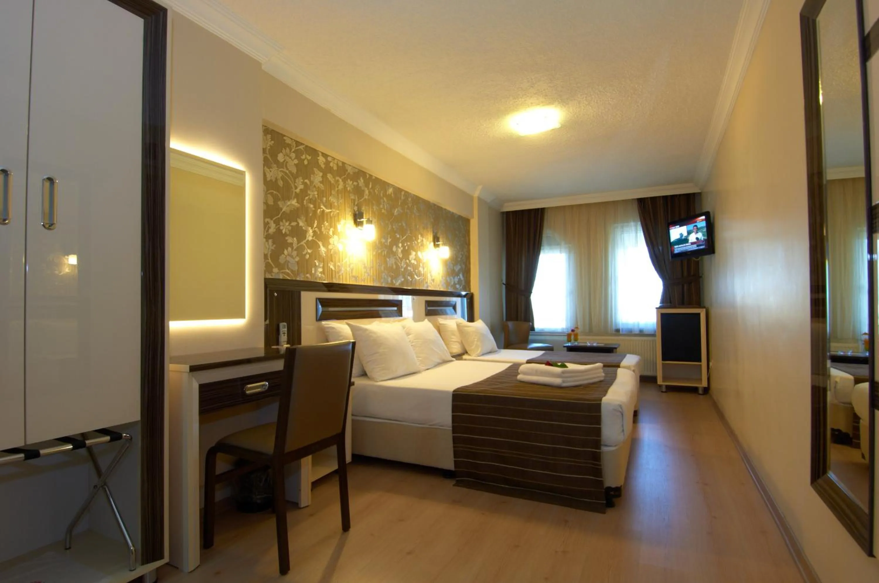 Decorative detail, Bed in Soyic Hotel