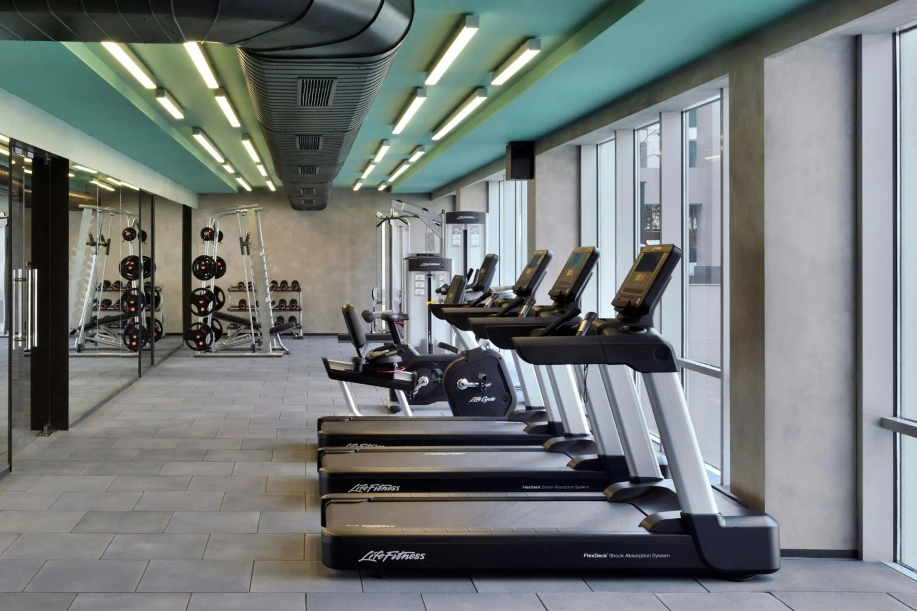 Fitness centre/facilities in Aloft New Delhi Aerocity