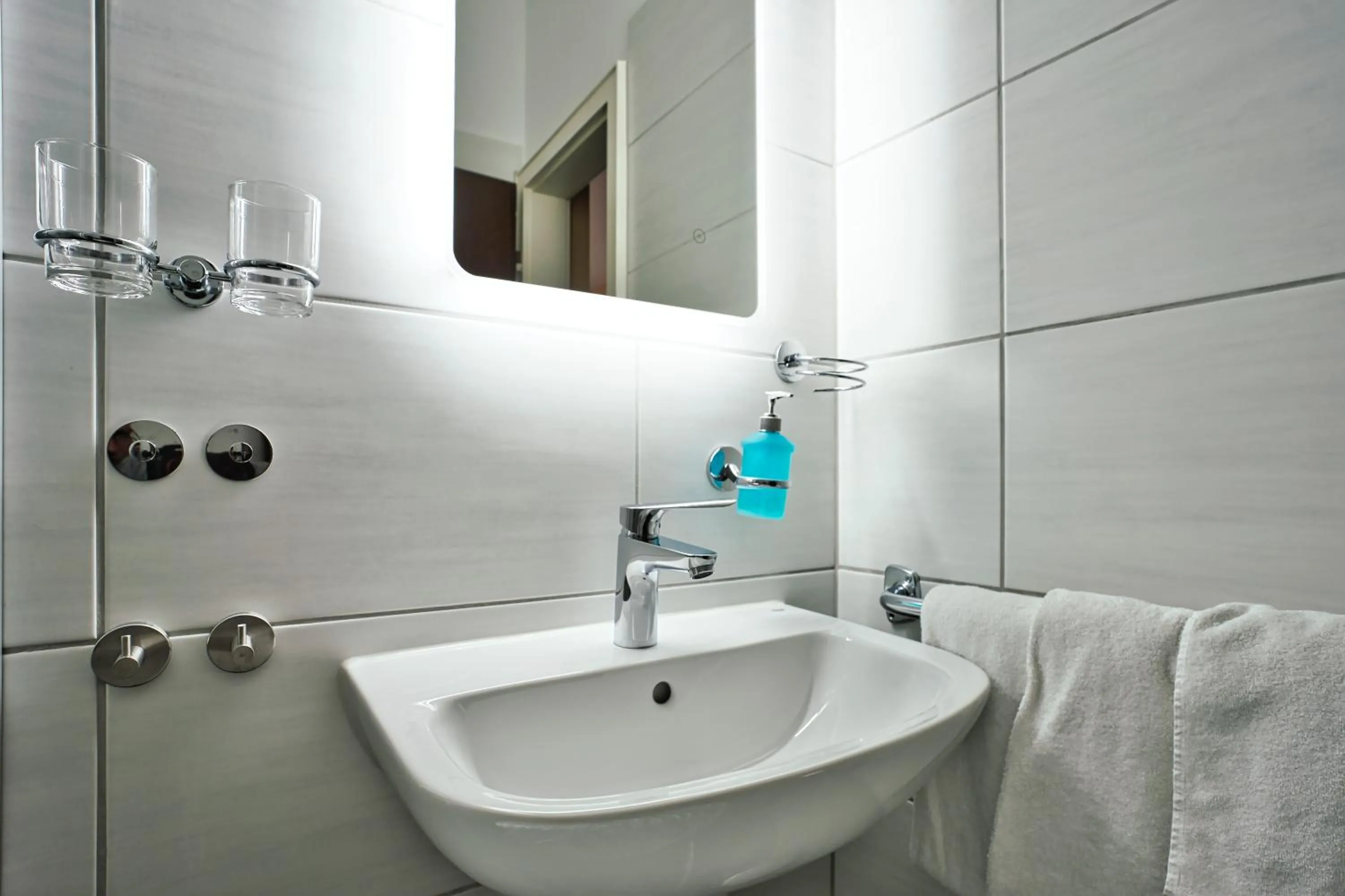 Bathroom in Reichels Parkhotel