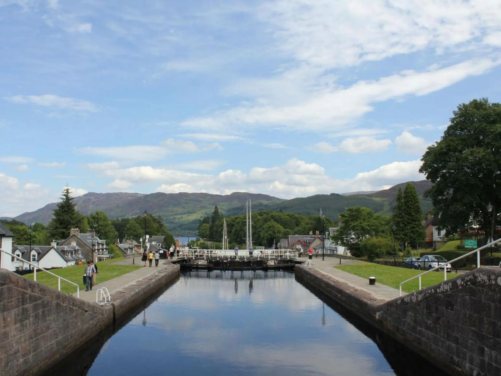 Garden in The Lovat, Loch Ness