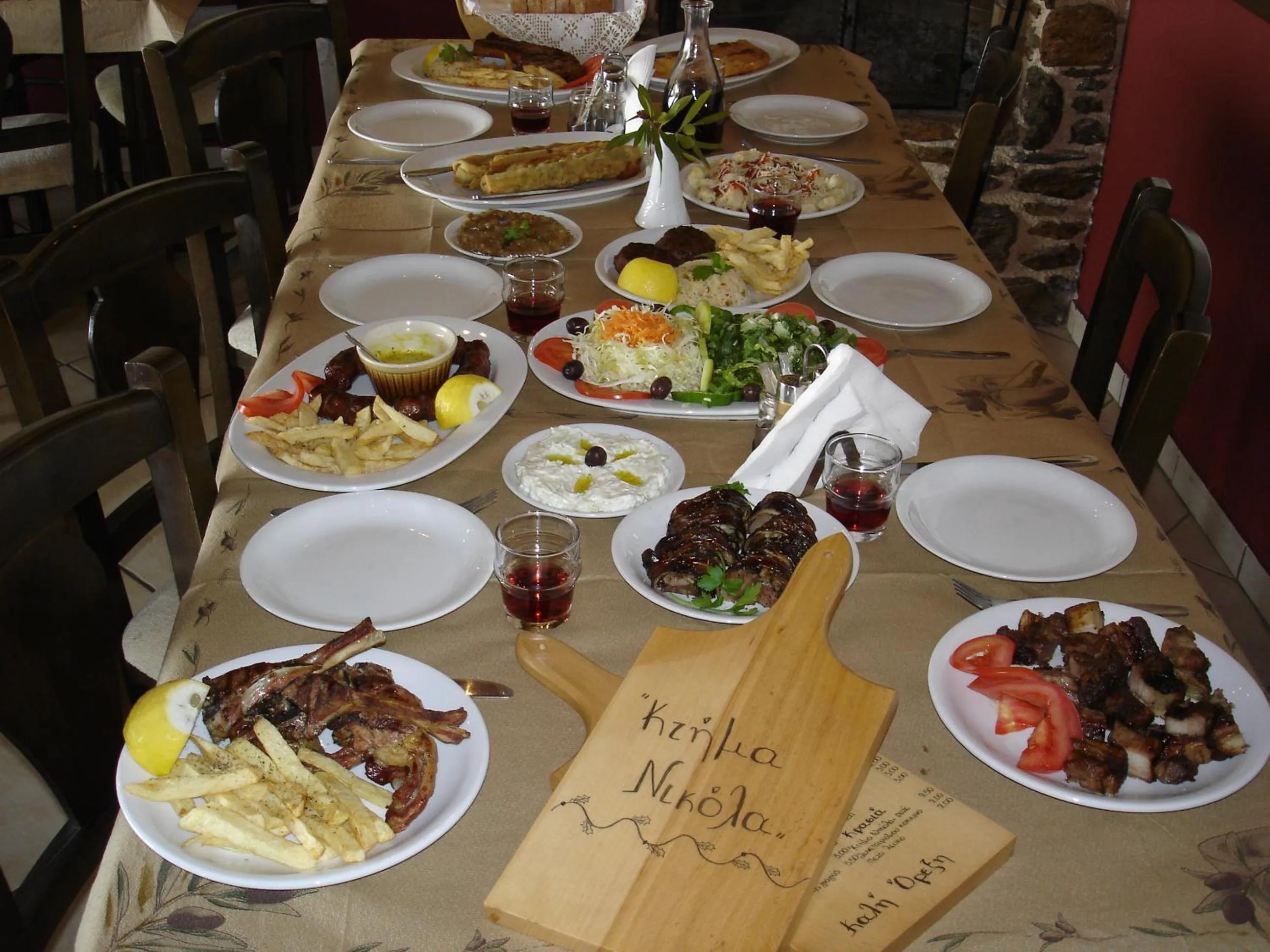 Food in Ktima Nikola