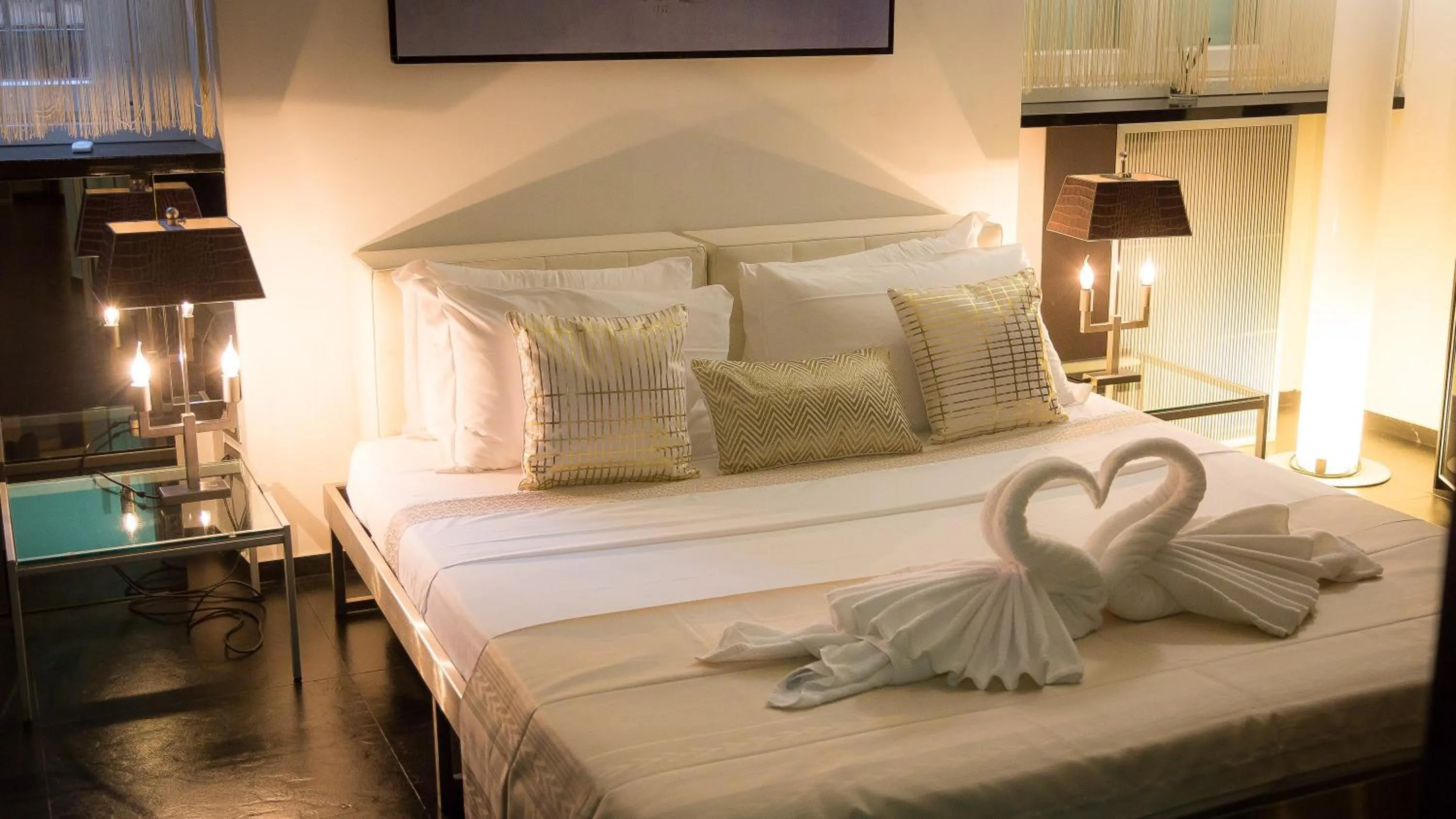 Bedroom, Bed in Rental in Rome Cosmopolitan hi-tech