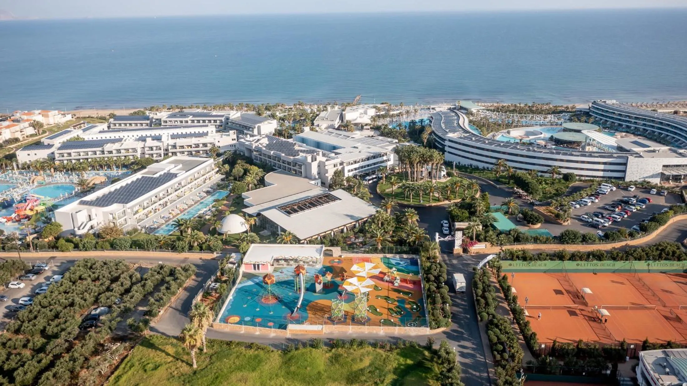 Bird's eye view in Lyttos Beach