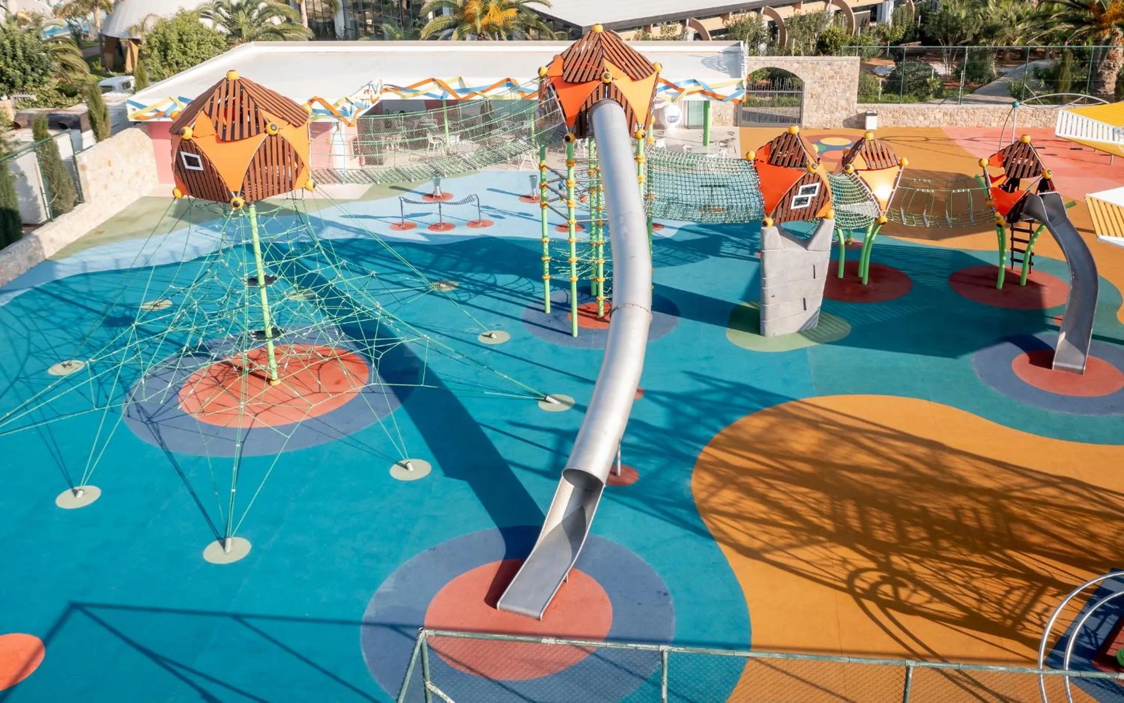 Children play ground in Lyttos Beach