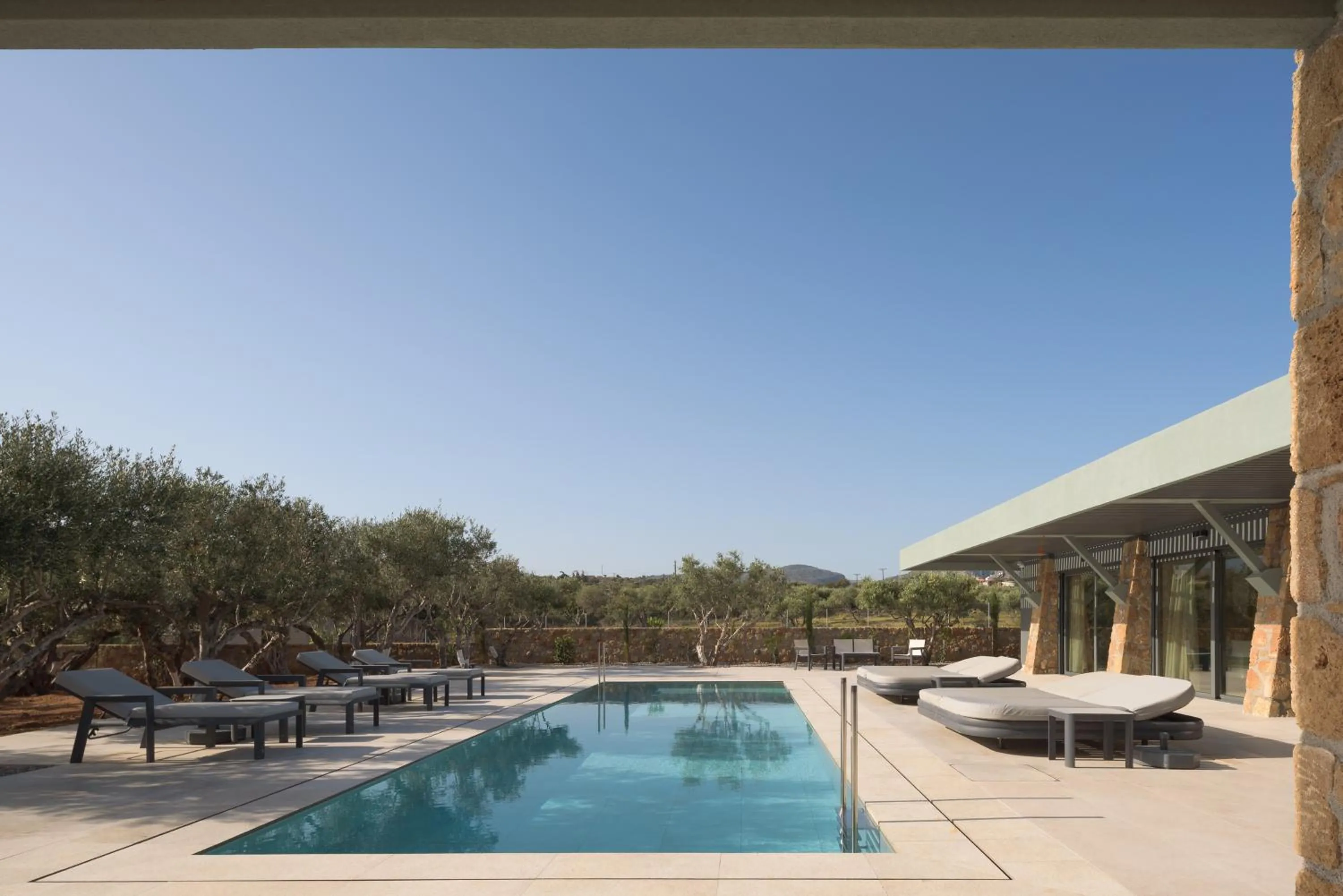 Swimming pool in Lyttos Beach