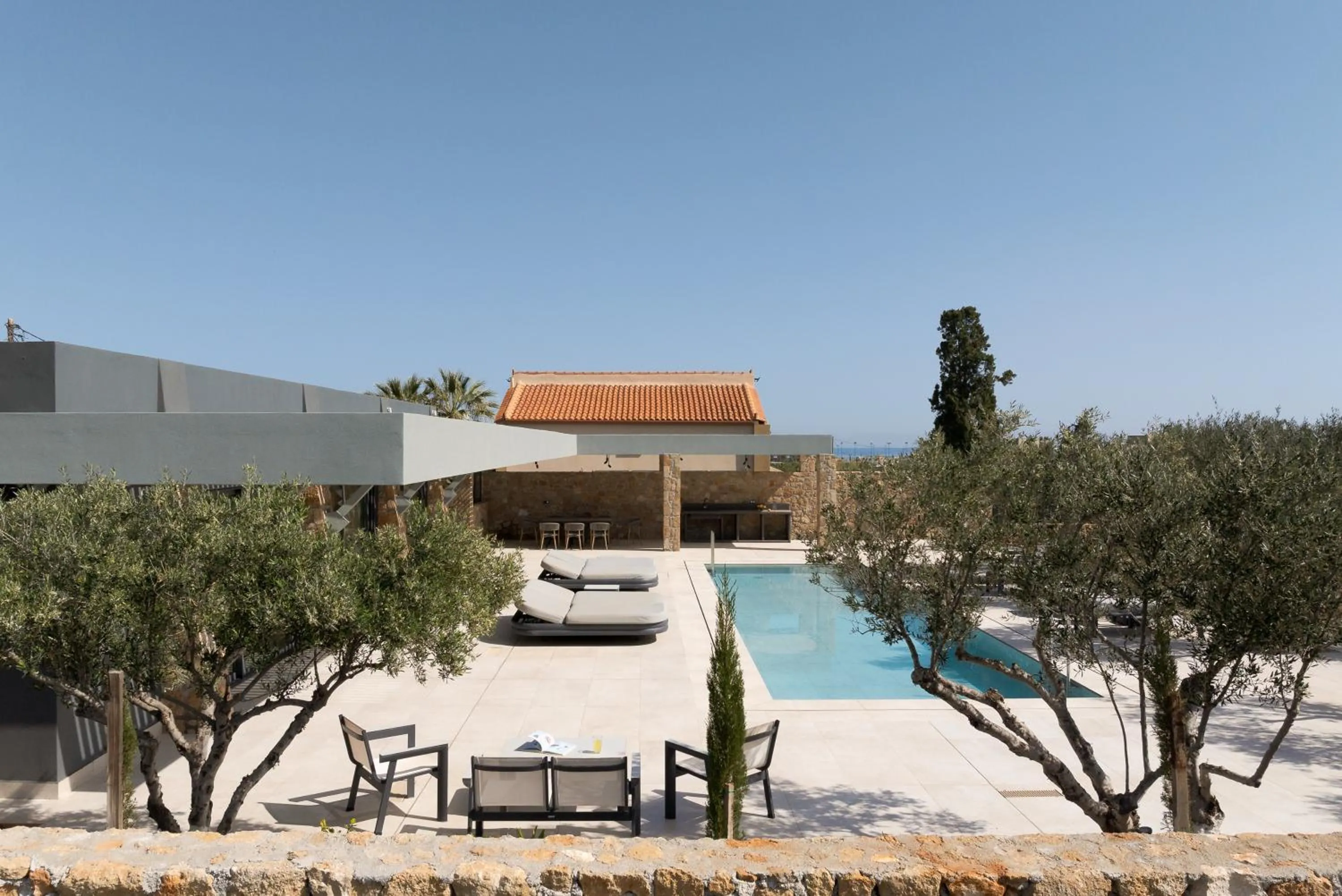 Swimming pool in Lyttos Beach