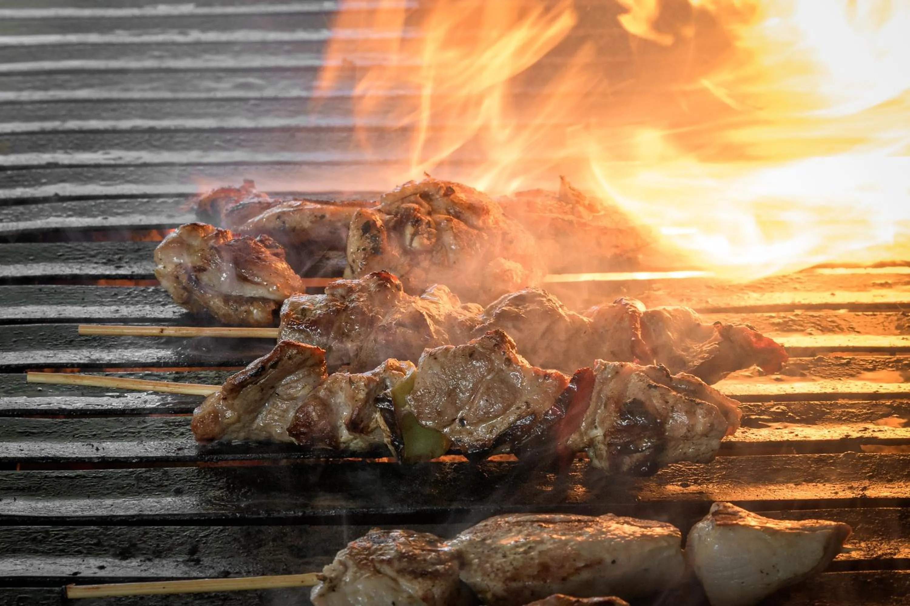 BBQ facilities in Lyttos Beach