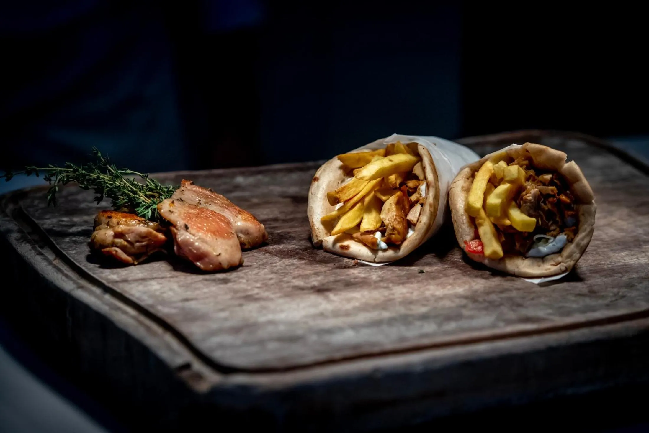 Lunch in Lyttos Beach