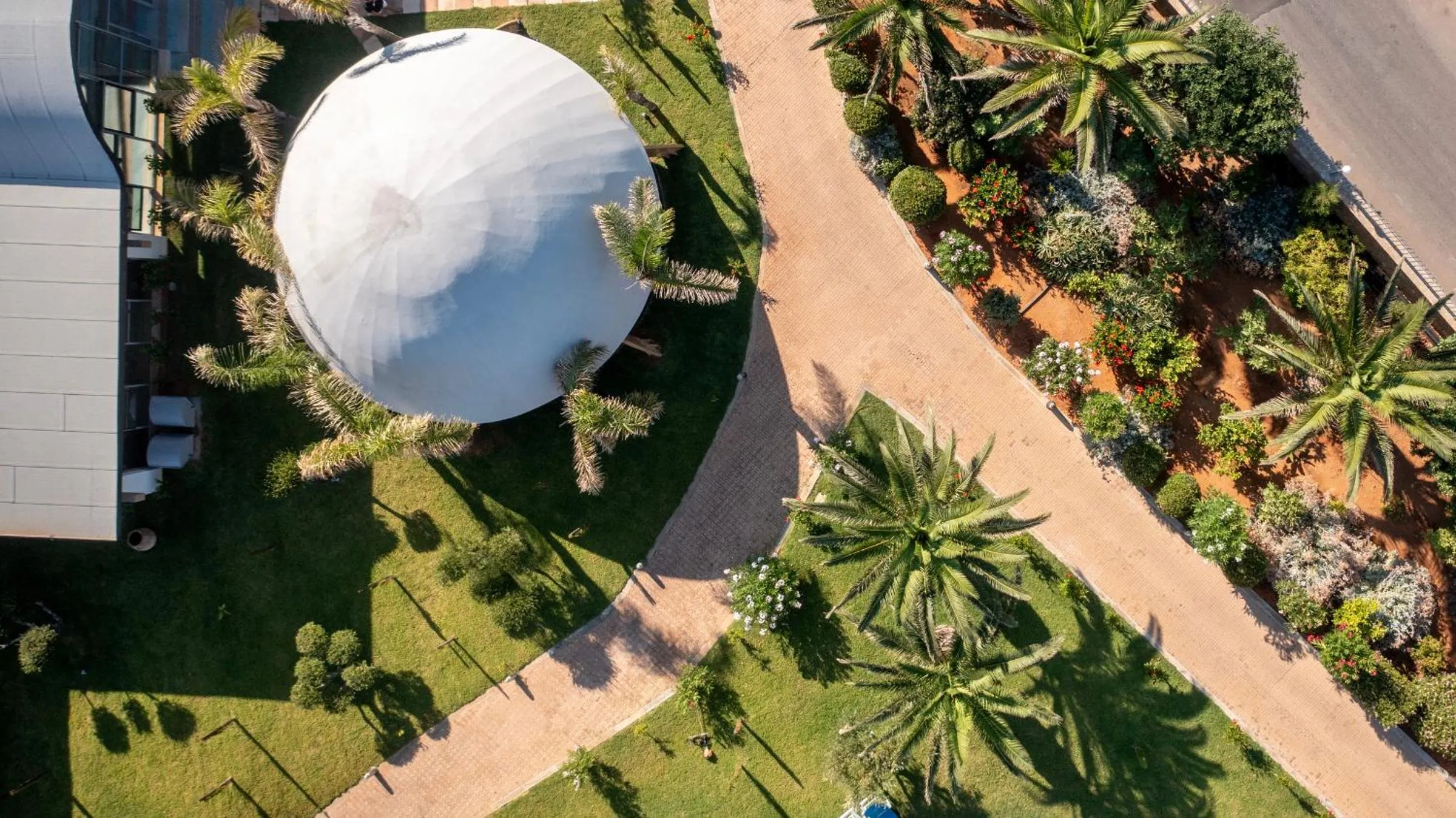 Garden view in Lyttos Beach