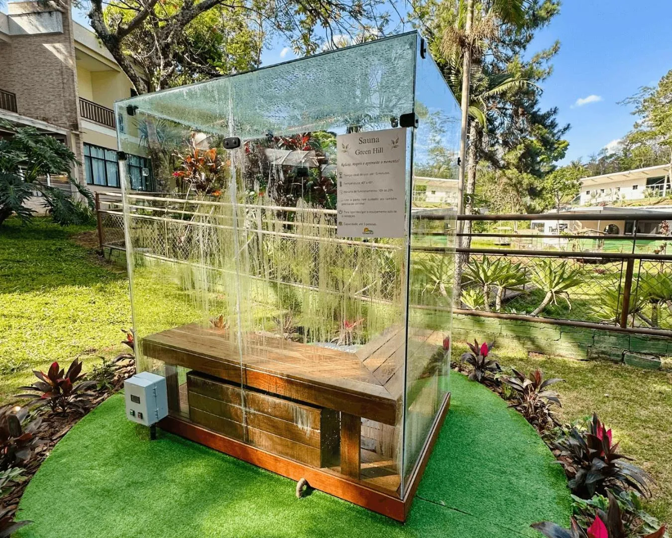 Garden in Hotel Green Hill