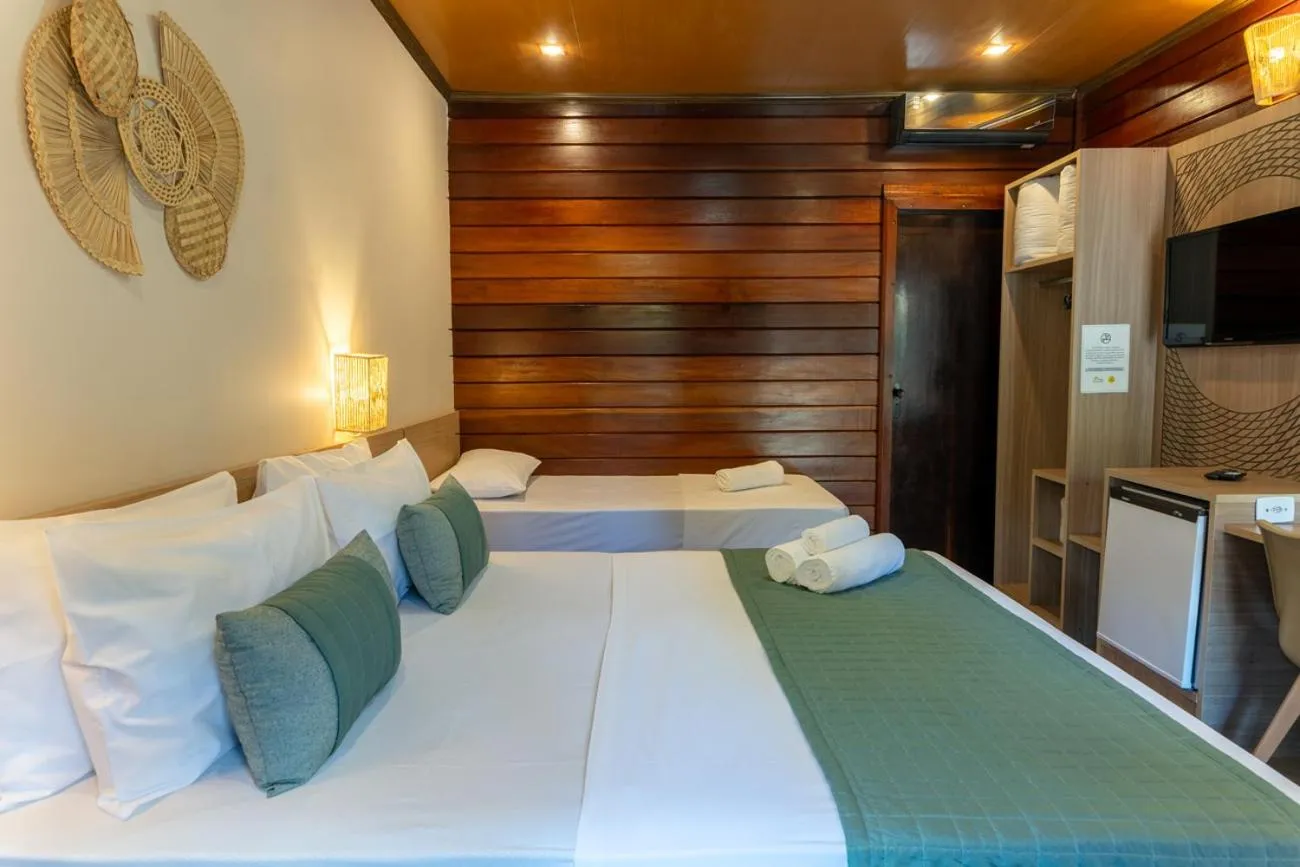 Bedroom, Bed in Hotel Green Hill