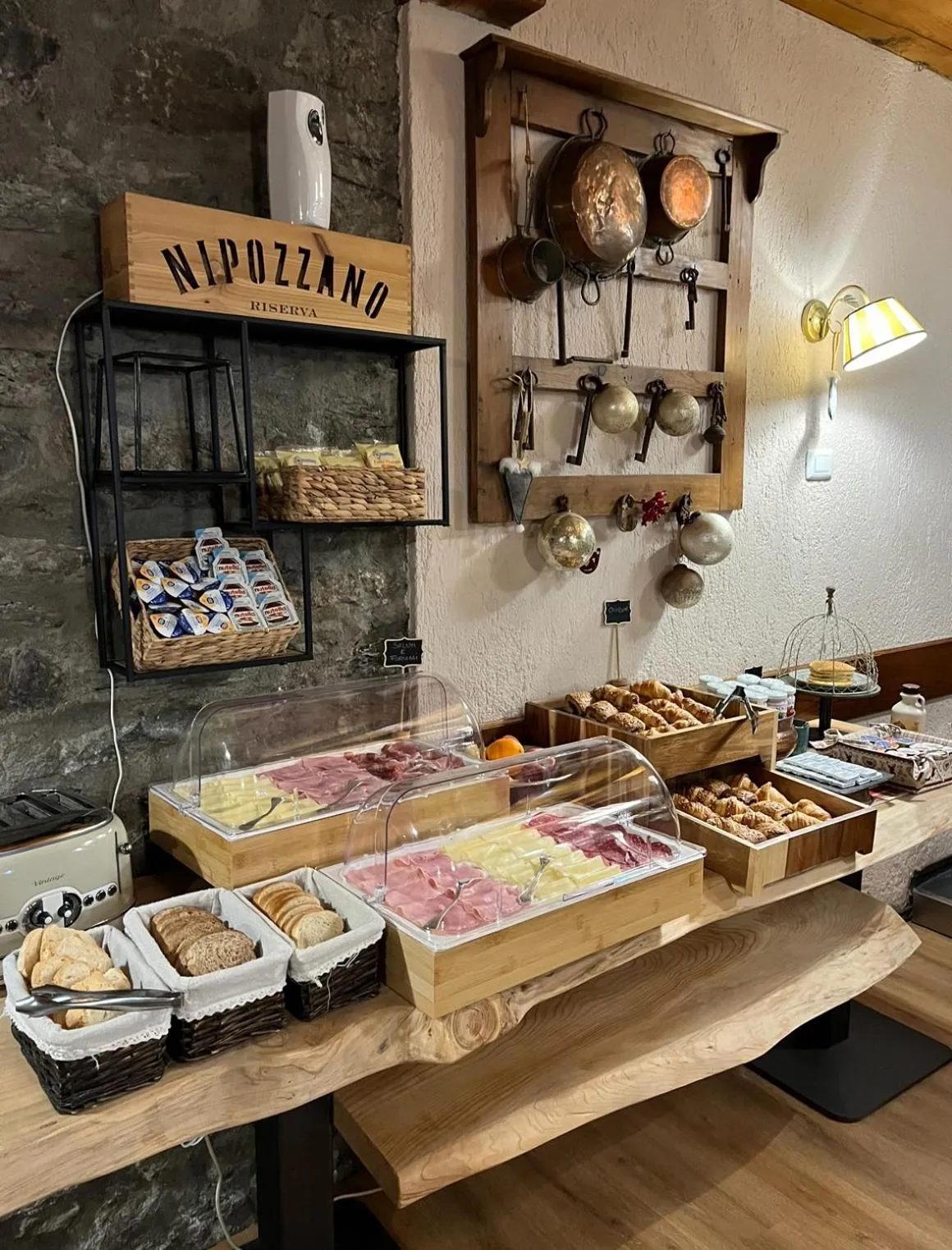 Buffet breakfast in Hotel Coeur Du Village