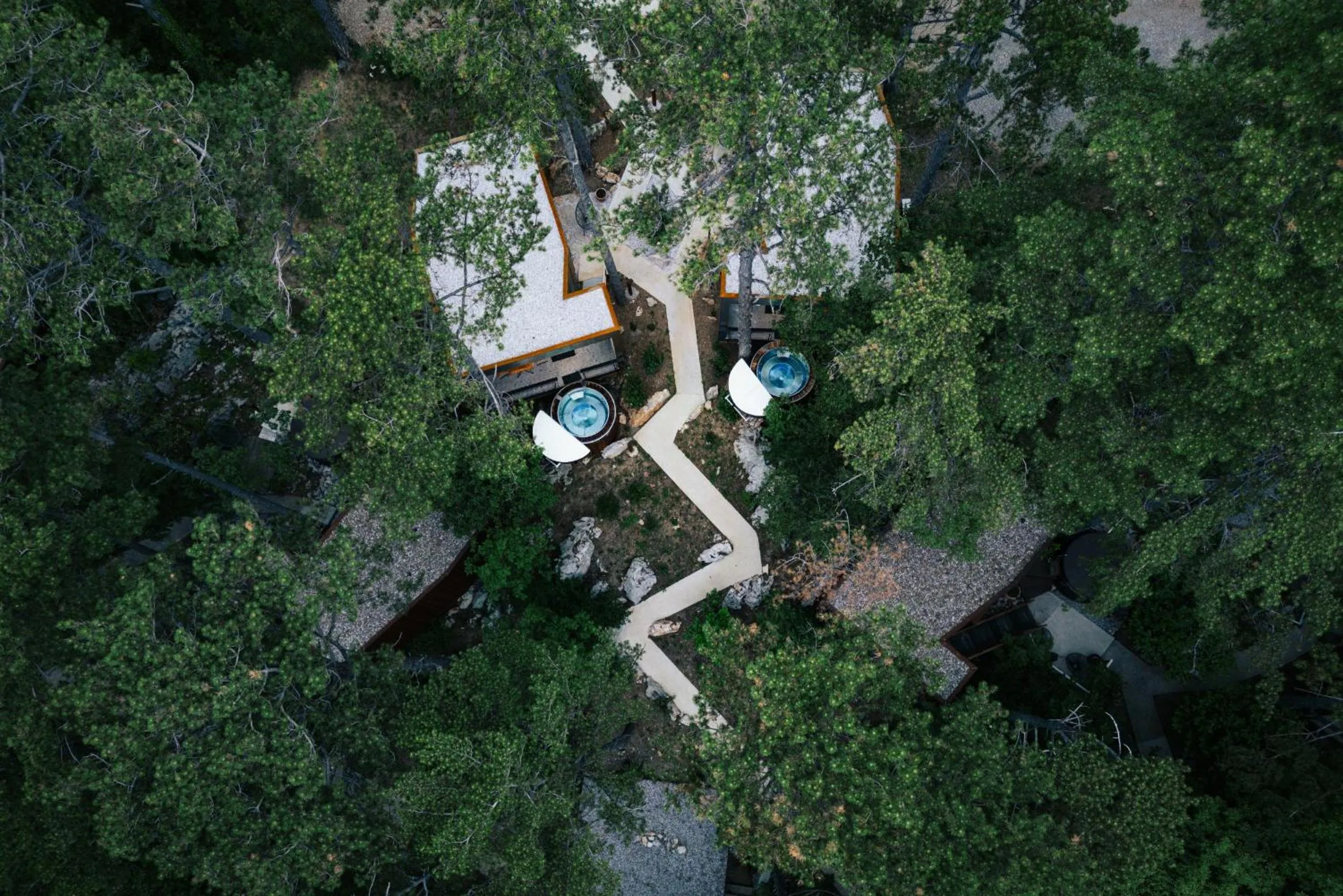 Property building in Theodosius Forest Village - Glamping in Vipava valley