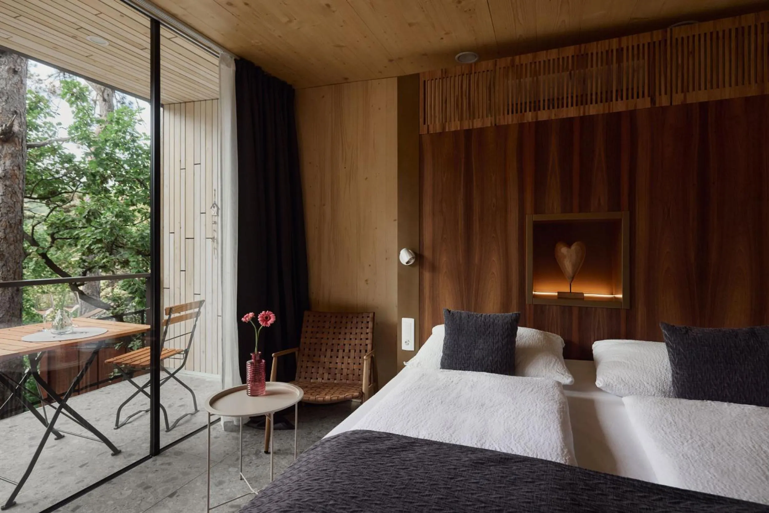 Bedroom, Bed in Theodosius Forest Village - Glamping in Vipava valley