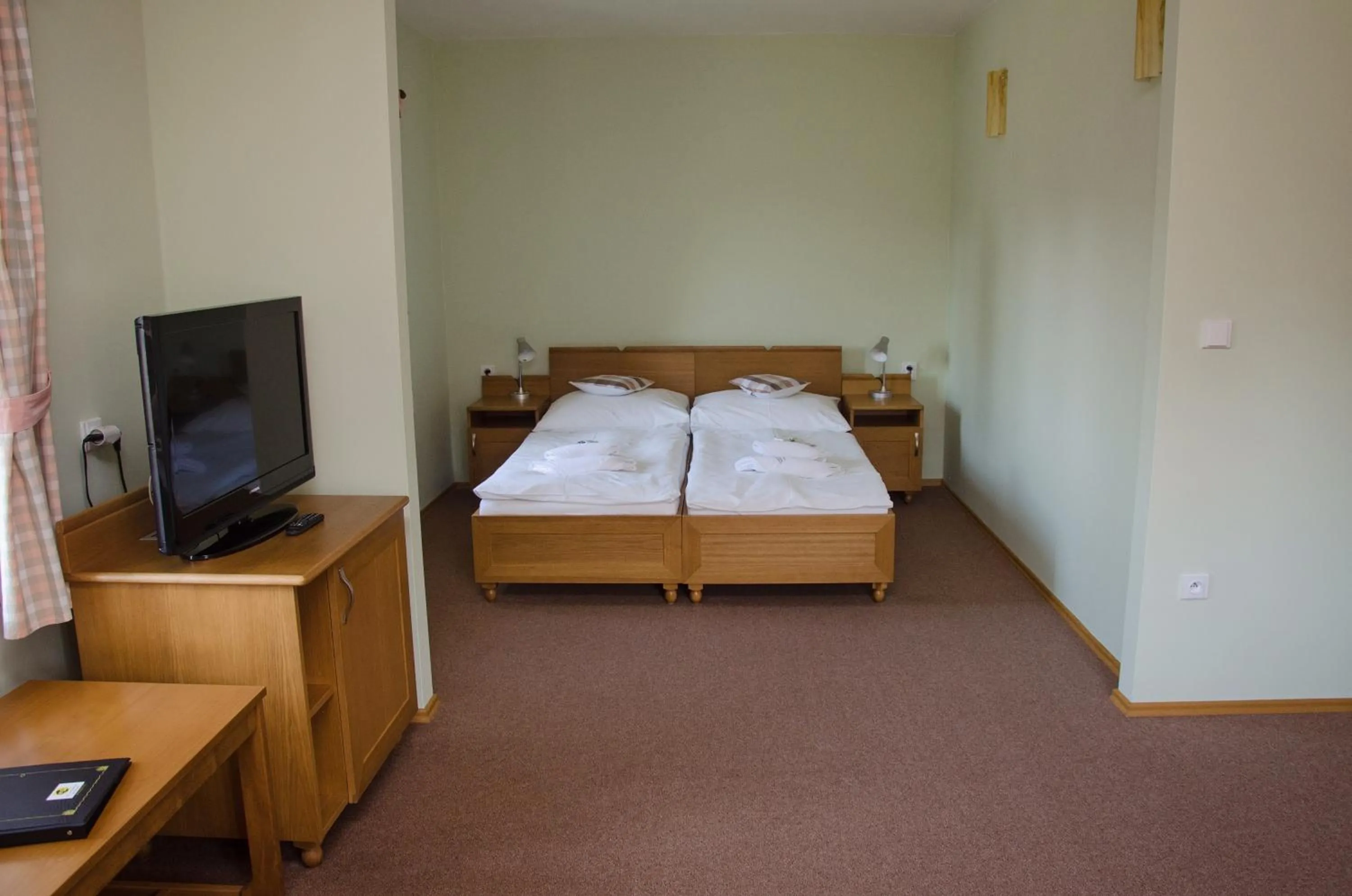 Living room, Bed in Penzion Nad Oborou