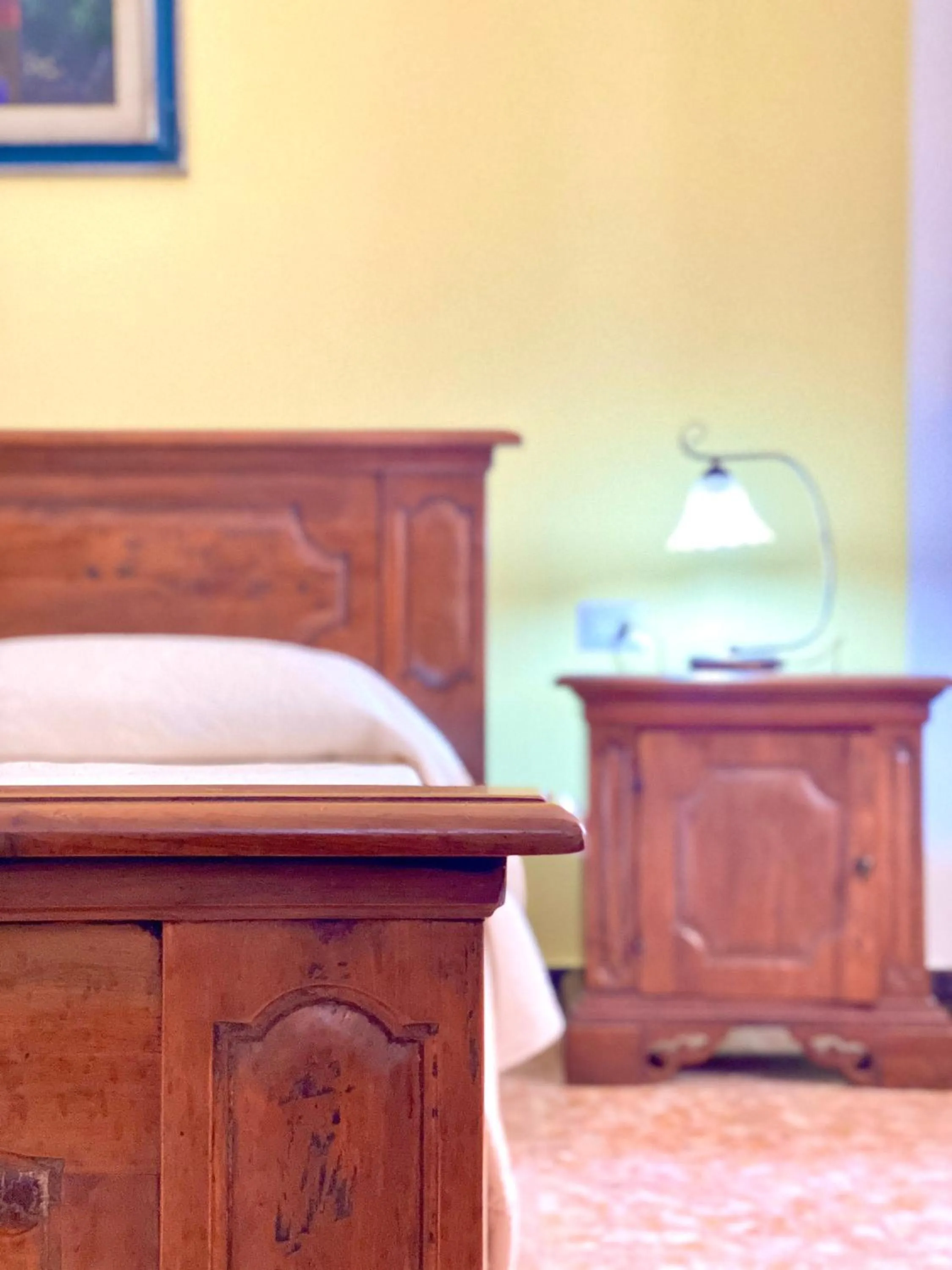 Bed in Villa Rocco Rooms