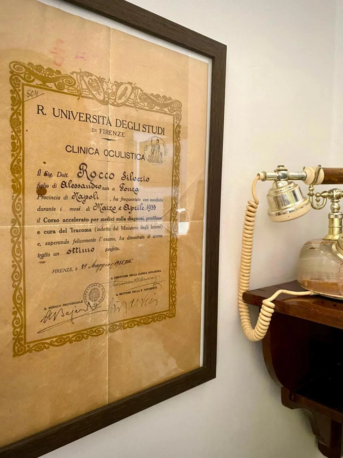 Decorative detail in Villa Rocco Rooms