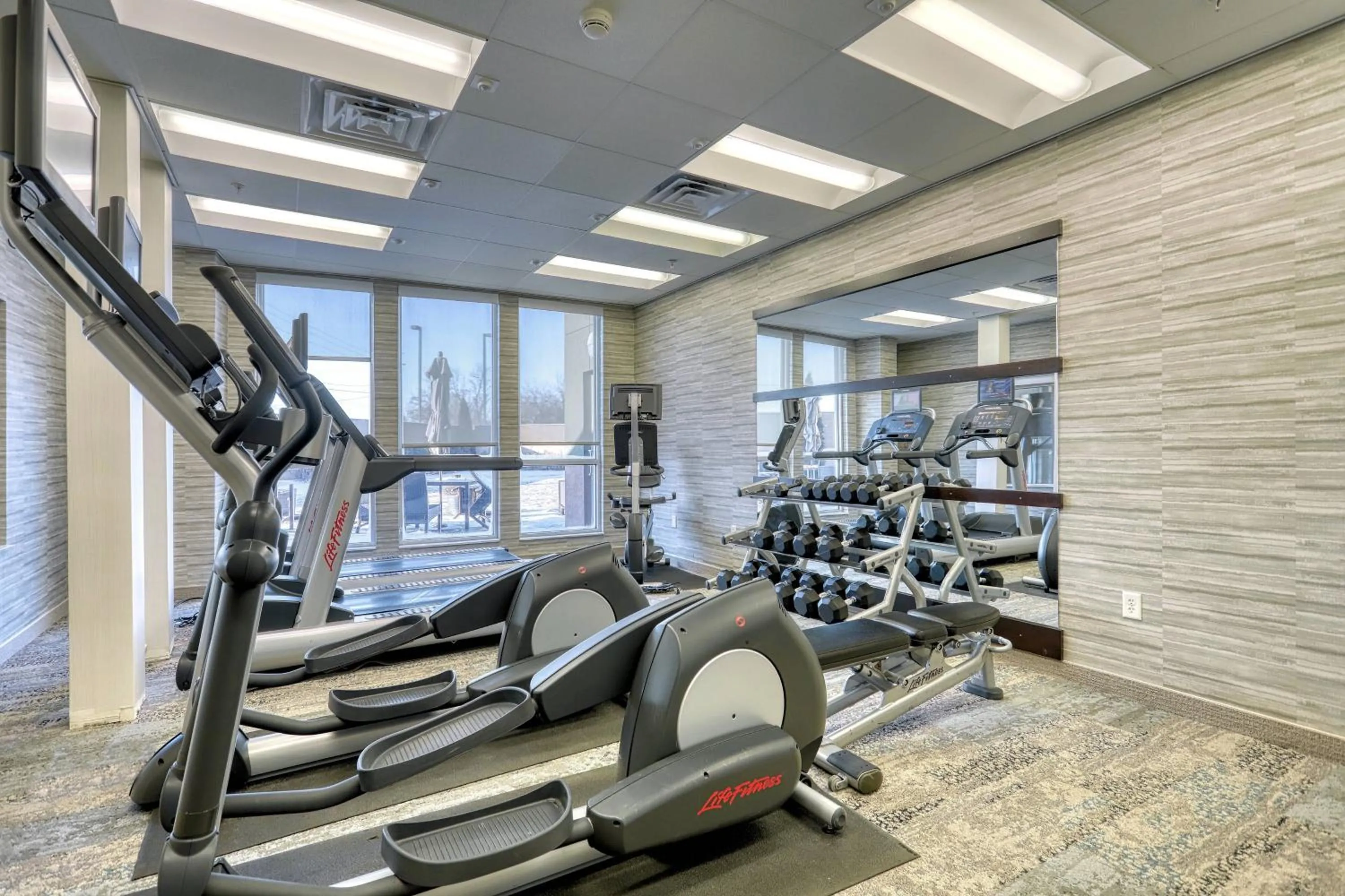 Fitness centre/facilities in Courtyard by Marriott York