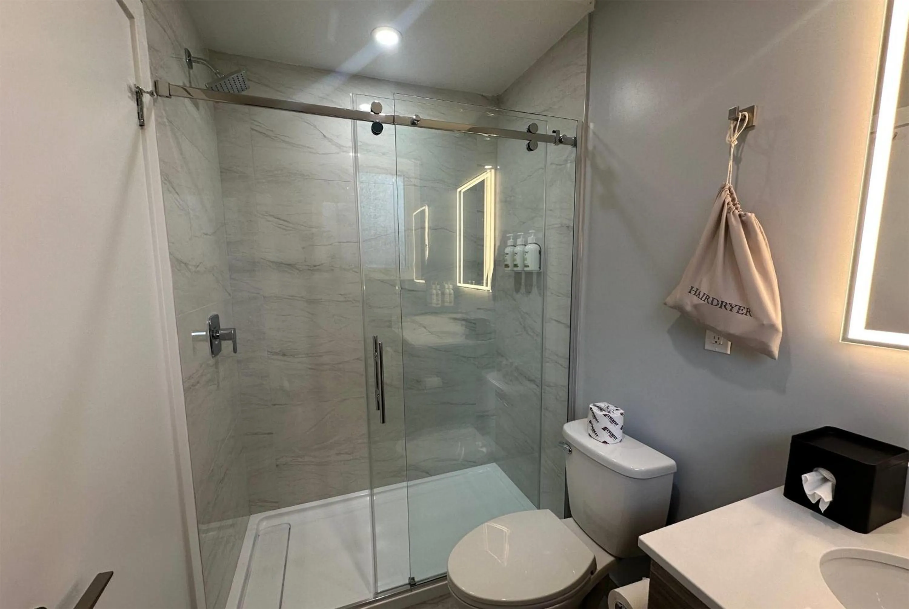 Bathroom in Travelodge by Wyndham Bracebridge