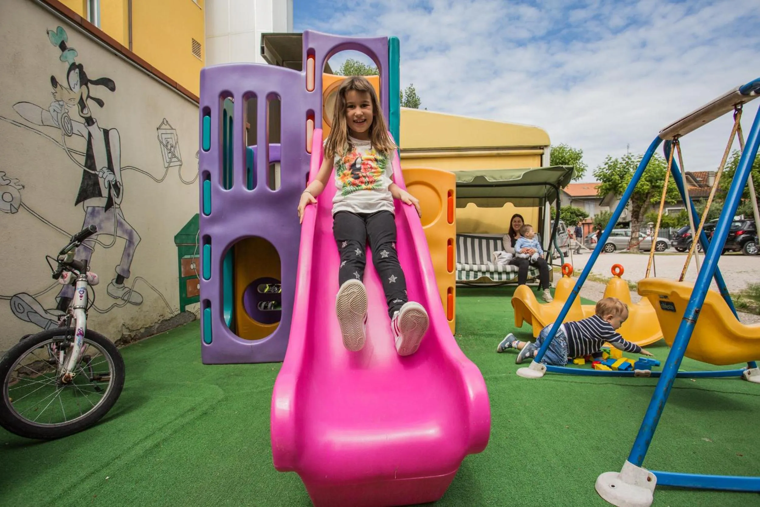 Children play ground in Albergo Ristorante Pozzi