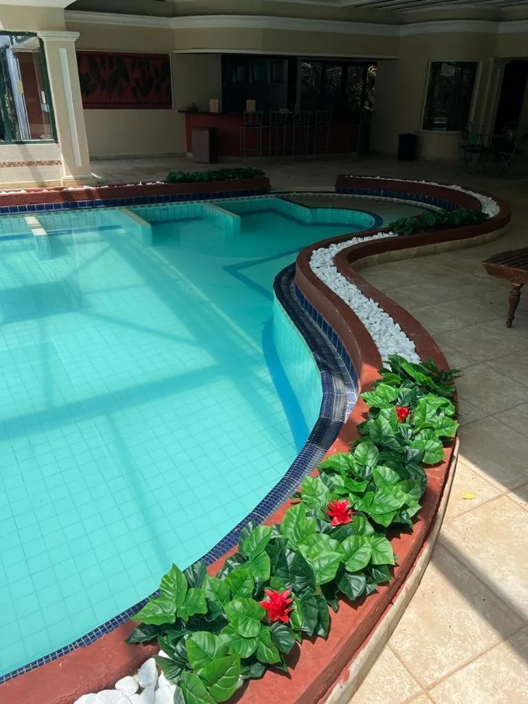 Swimming pool in Pousada Candonga da Serra