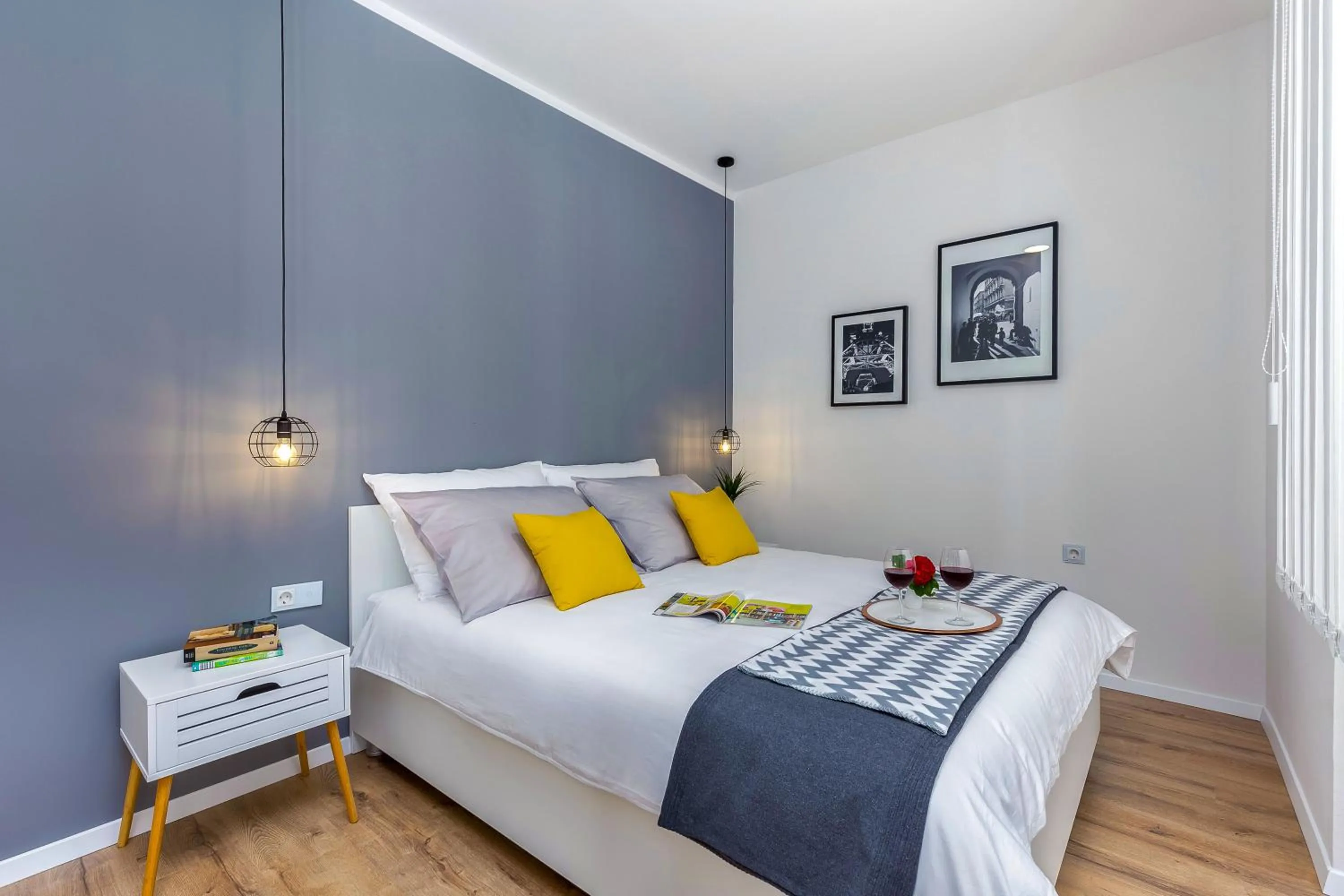 Bed in Rijeka Apartments TERRA I & II in the Old Town