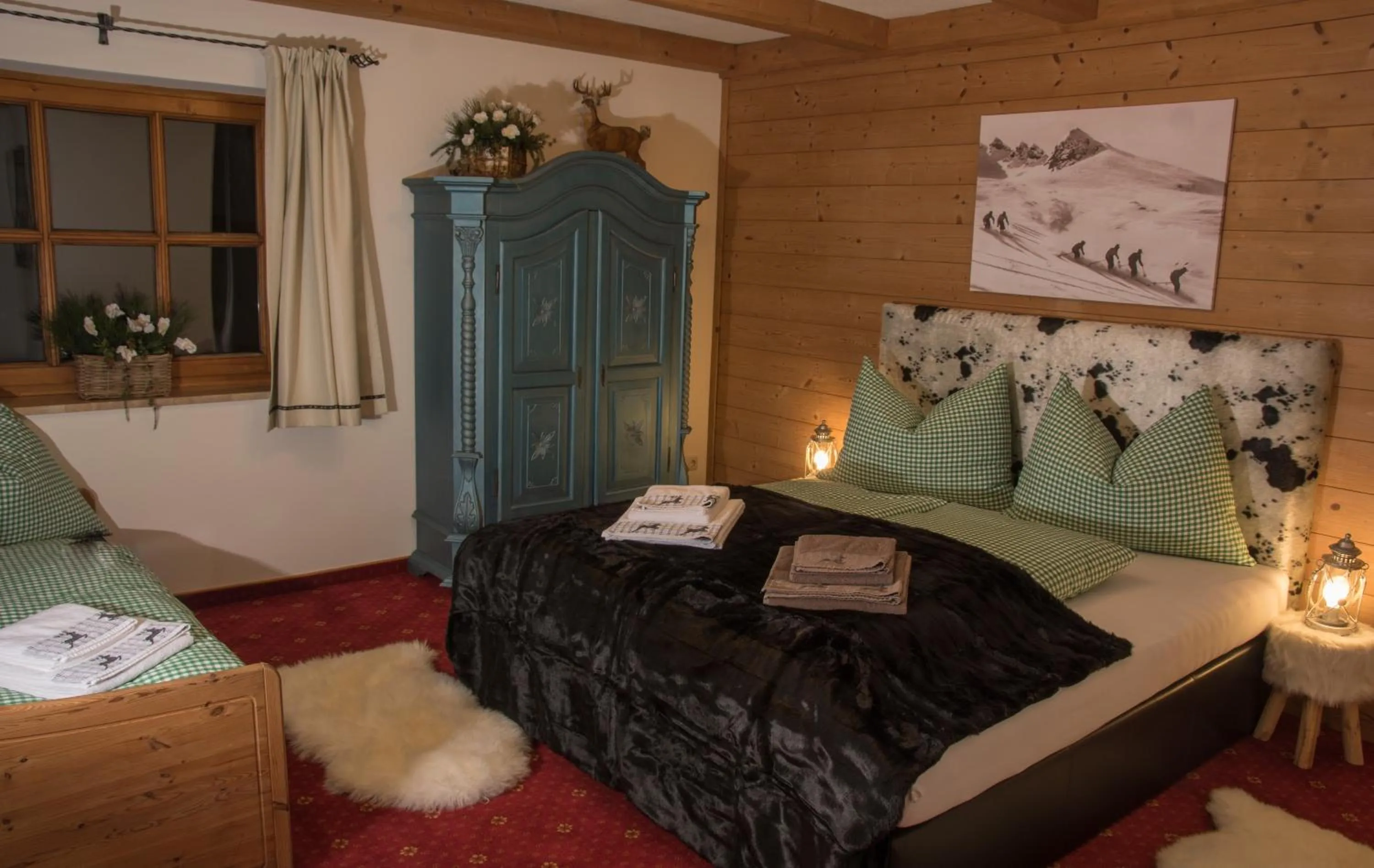 Bed in Landhaus Alpenjuwel