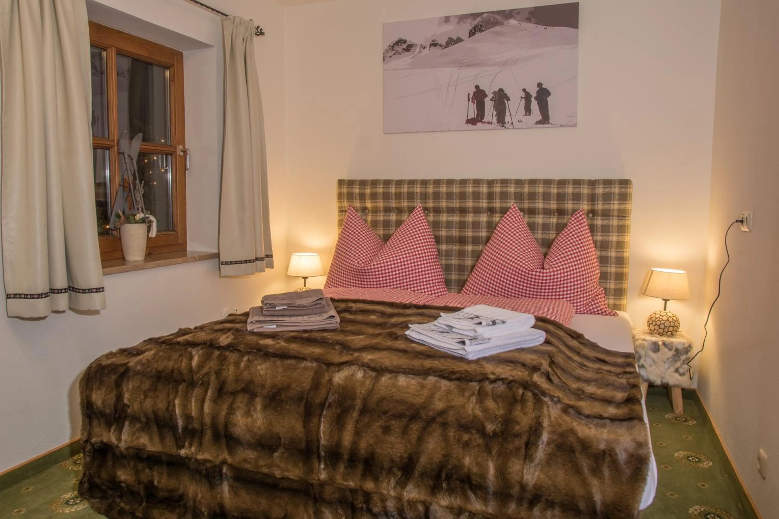 Bed in Landhaus Alpenjuwel