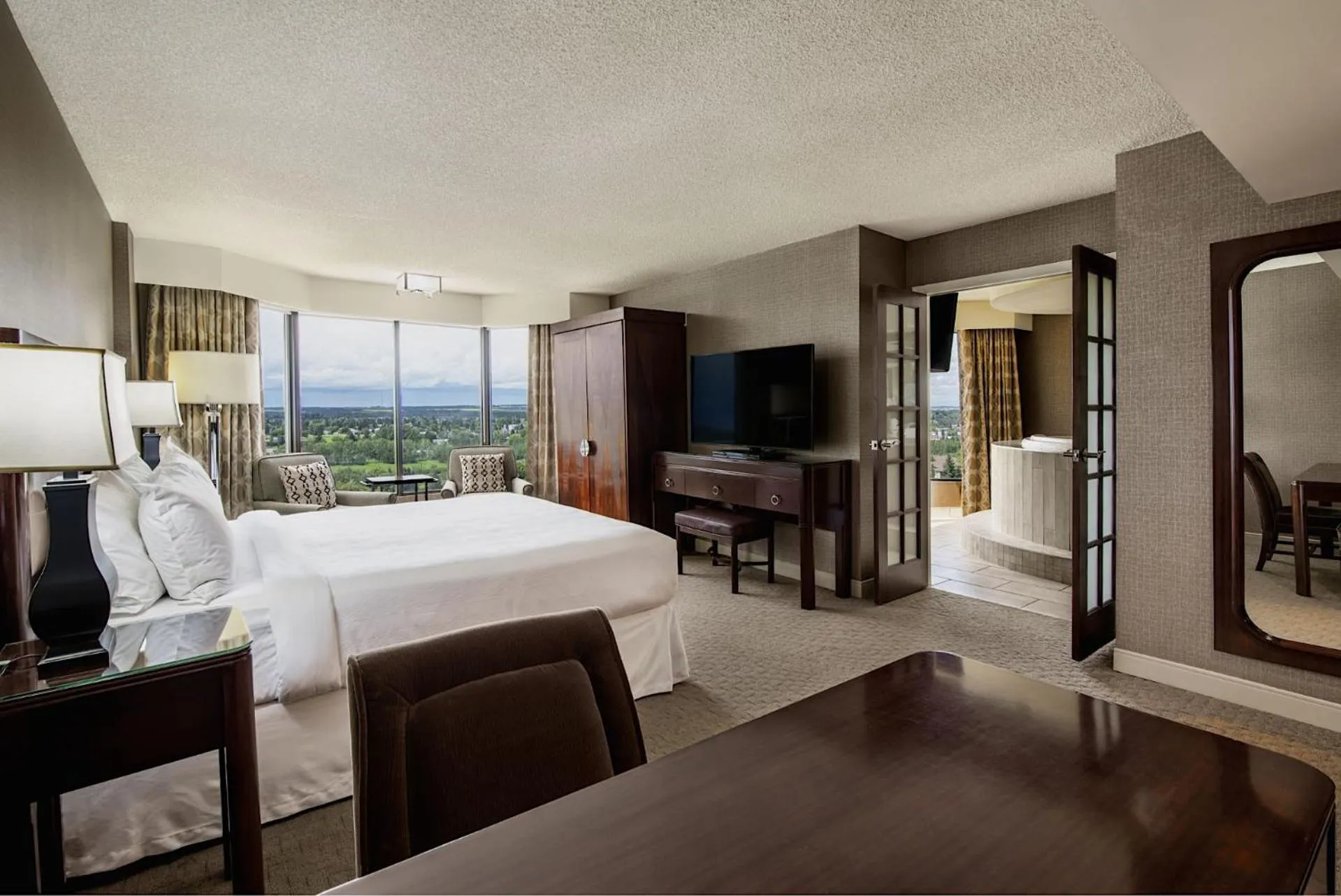 View (from property/room), Bed in Red Deer Resort & Casino