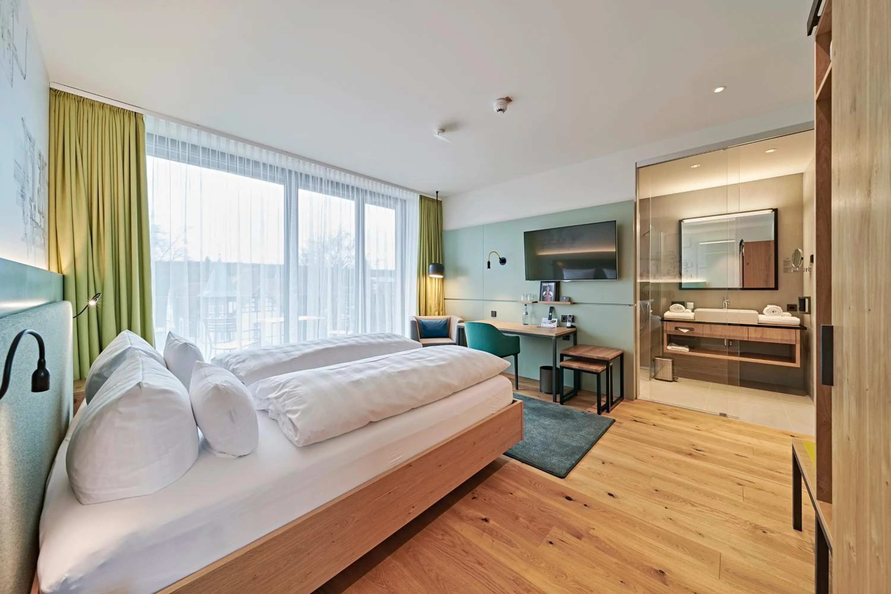 Photo of the whole room, Bed in Hotel Federwerk