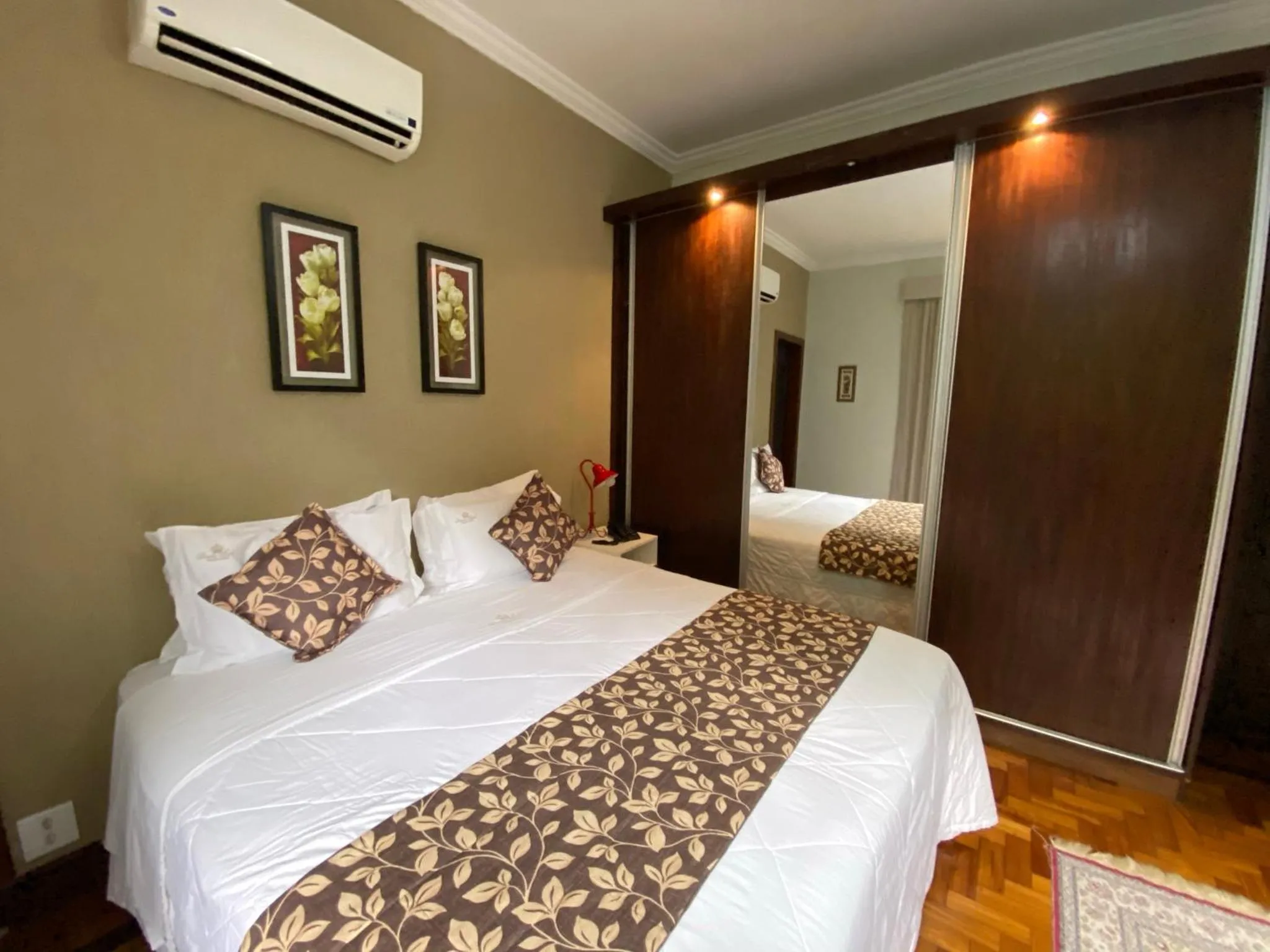 Bed in Princesa Isabel Pousada e Hotel – Dom Pedro