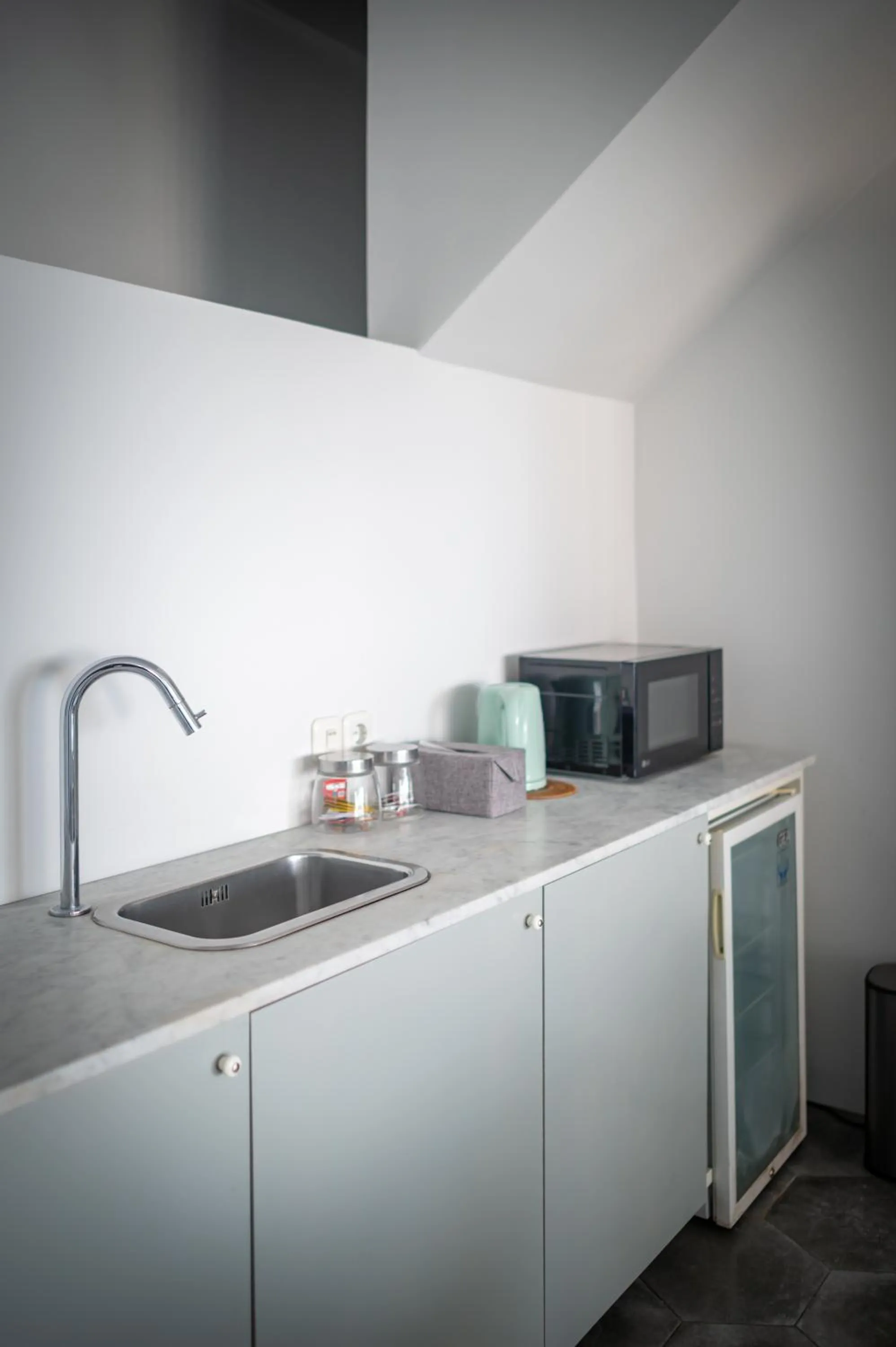 Coffee/tea facilities in Lusa Beach Studios Under New Management And Newly Renovated