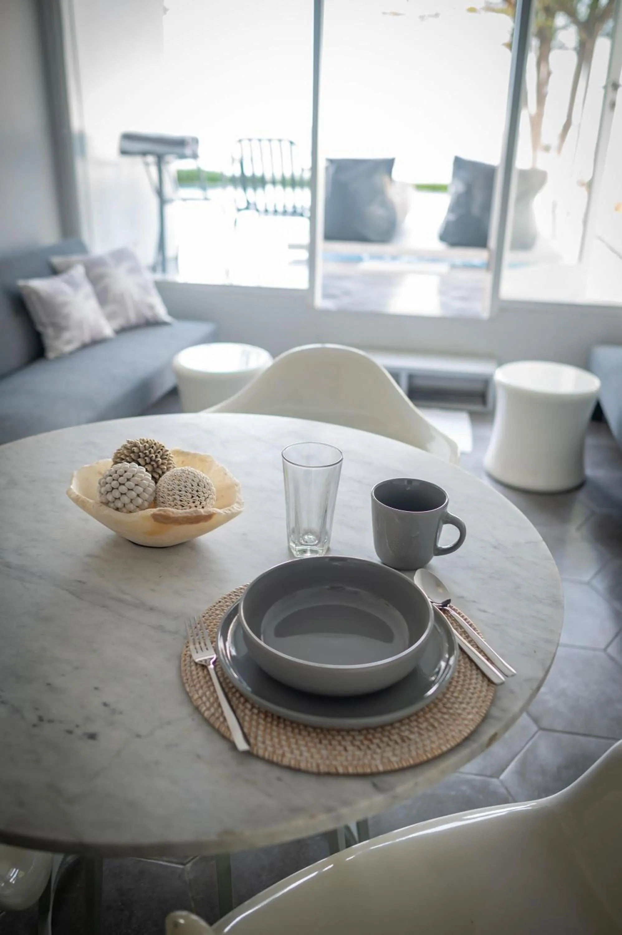 Living room in Lusa Beach Studios Under New Management And Newly Renovated