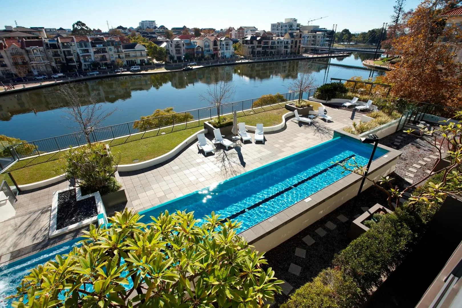 Swimming pool in East Perth Suites Hotel