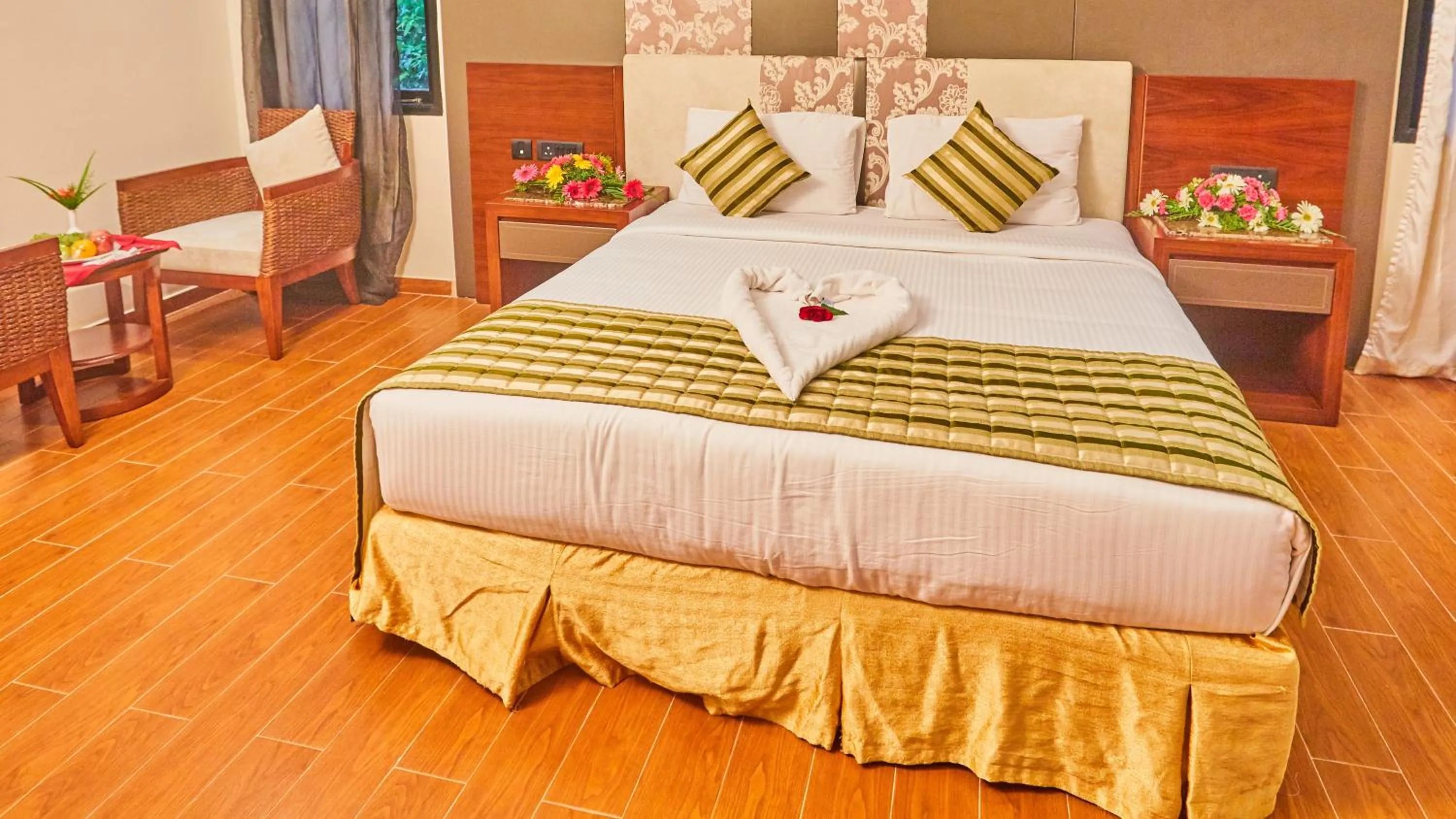 Bed in Esthell Village Resort